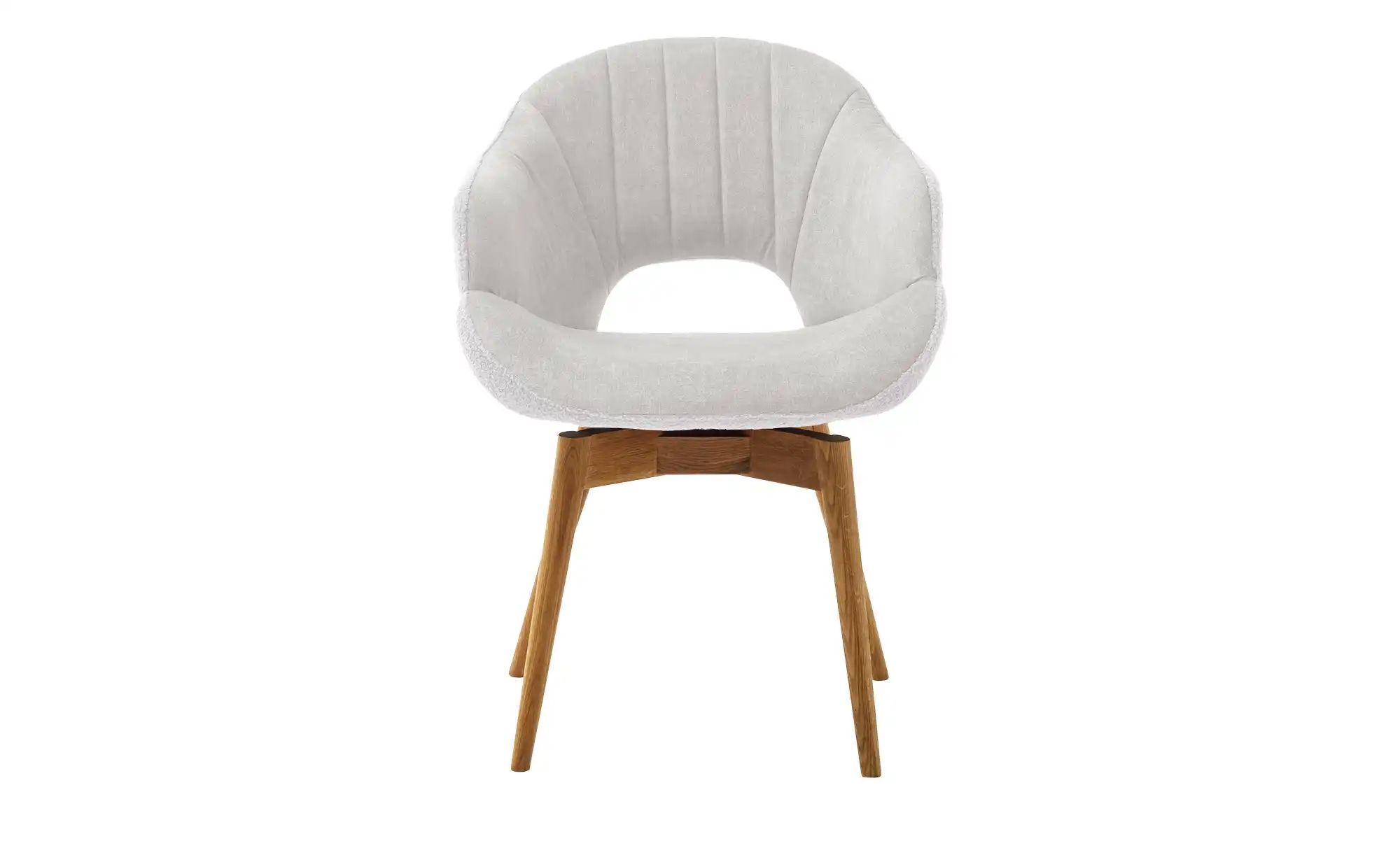 Thumbnail - Gray & Jones Armlehnstuhl mit Massivholzgestell Black Coast Two ¦ creme ¦ Maße (cm): B: 58 H: 83 T: 59.0 Stühle > Esszim...