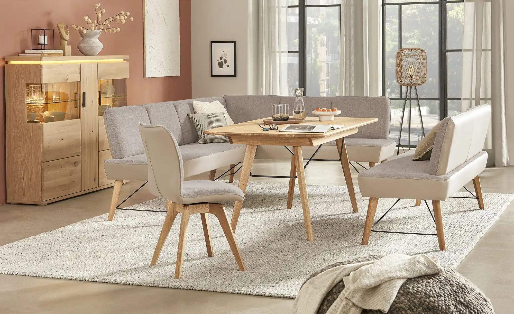 Thumbnail - Woodford Eckbank Enzo ¦ braun ¦ Maße (cm): H: 87 Bänke > Eckbänke - Höffner