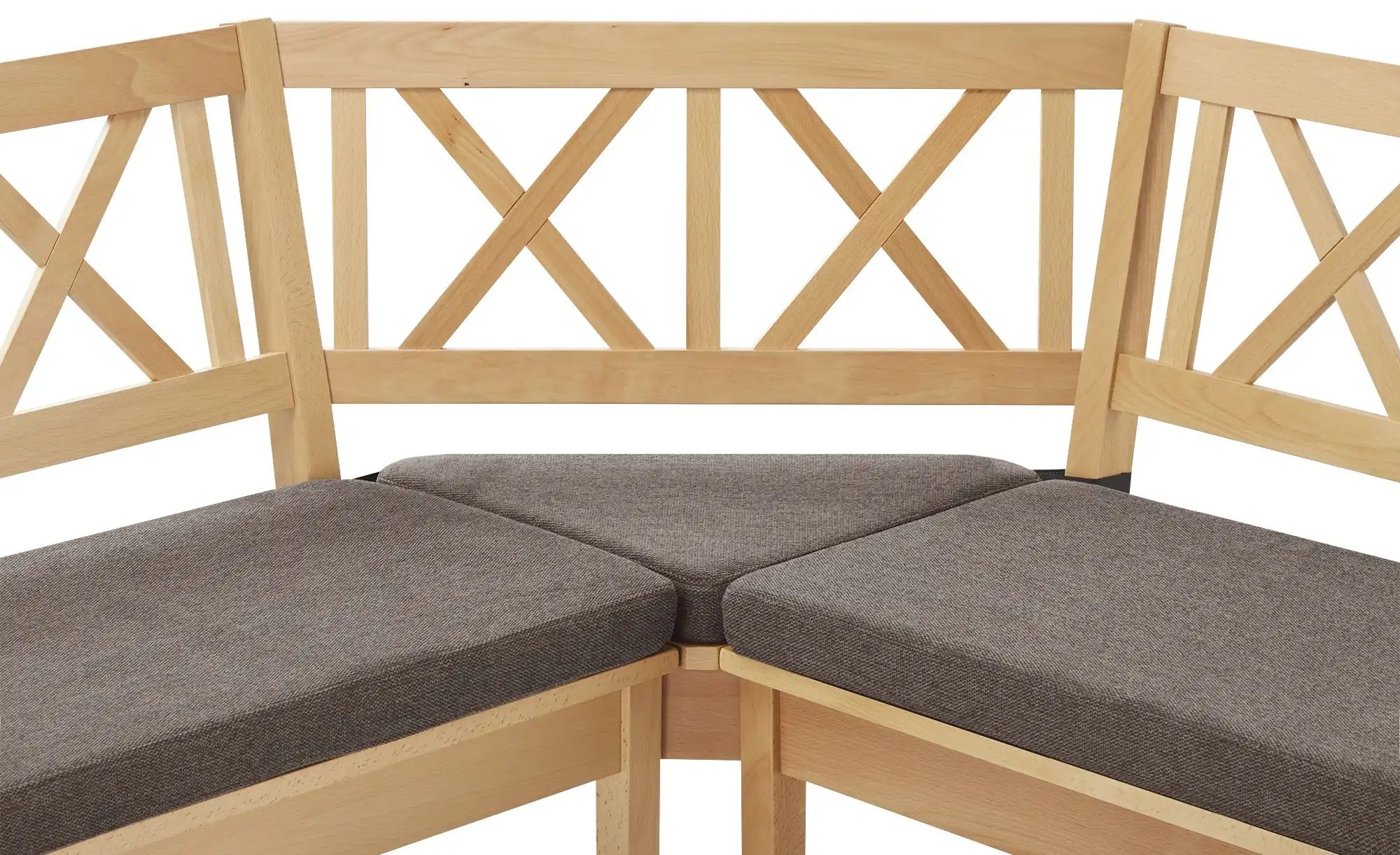 Woodford Eckbank massiv Olivia ¦ braun ¦ Maße (cm): H: 90 Bänke > Eckbänke günstig online kaufen