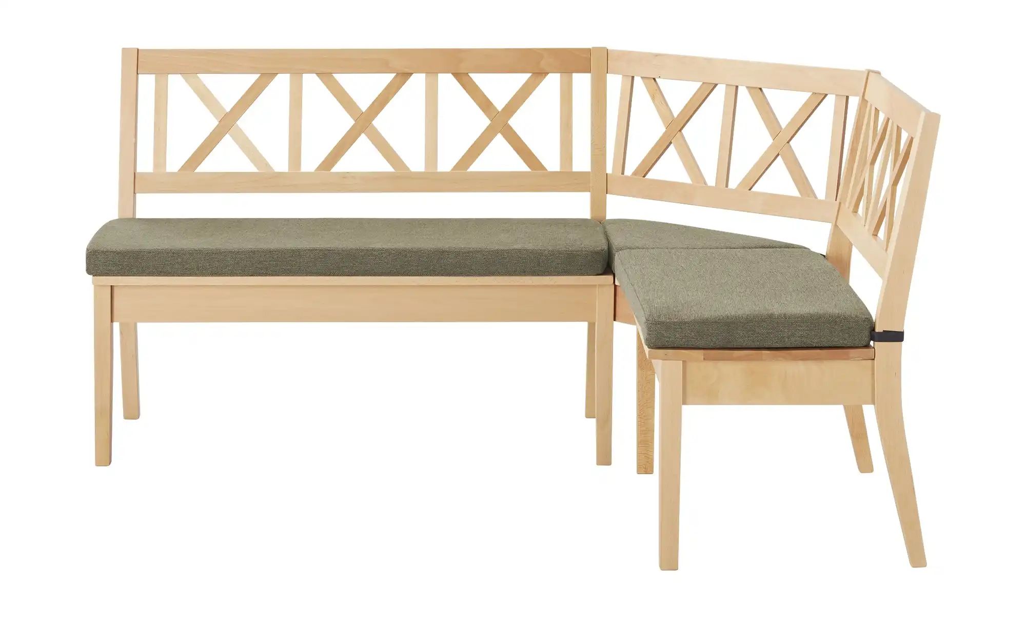 Thumbnail - Woodford Eckbank massiv Olivia ¦ grün ¦ Maße (cm): H: 90 Bänke > Eckbänke - Höffner