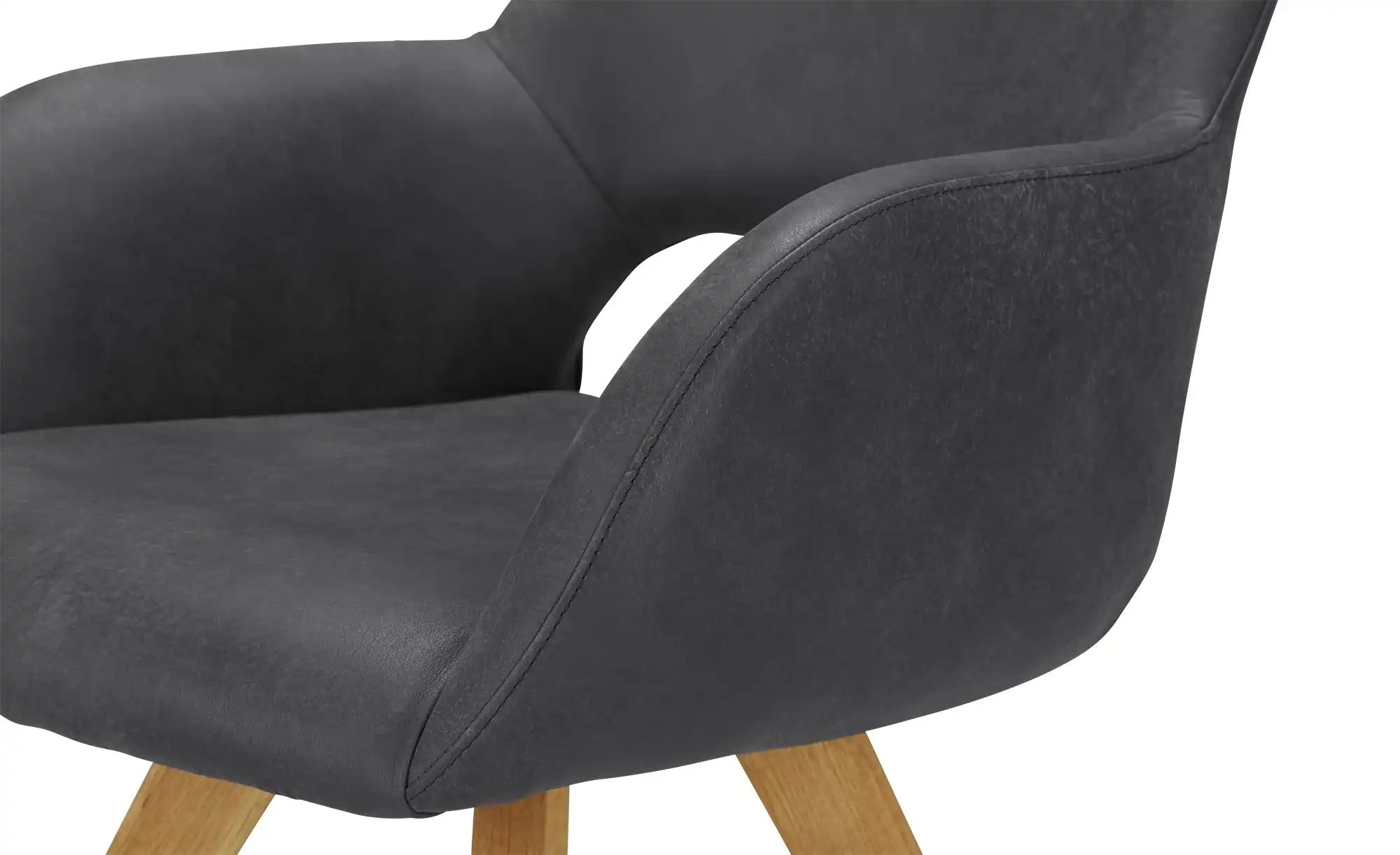 Woodford Armlehnstuhl  Lucina ¦ grau ¦ Maße (cm): B: 56 H: 86 T: 64.0 Stühl günstig online kaufen