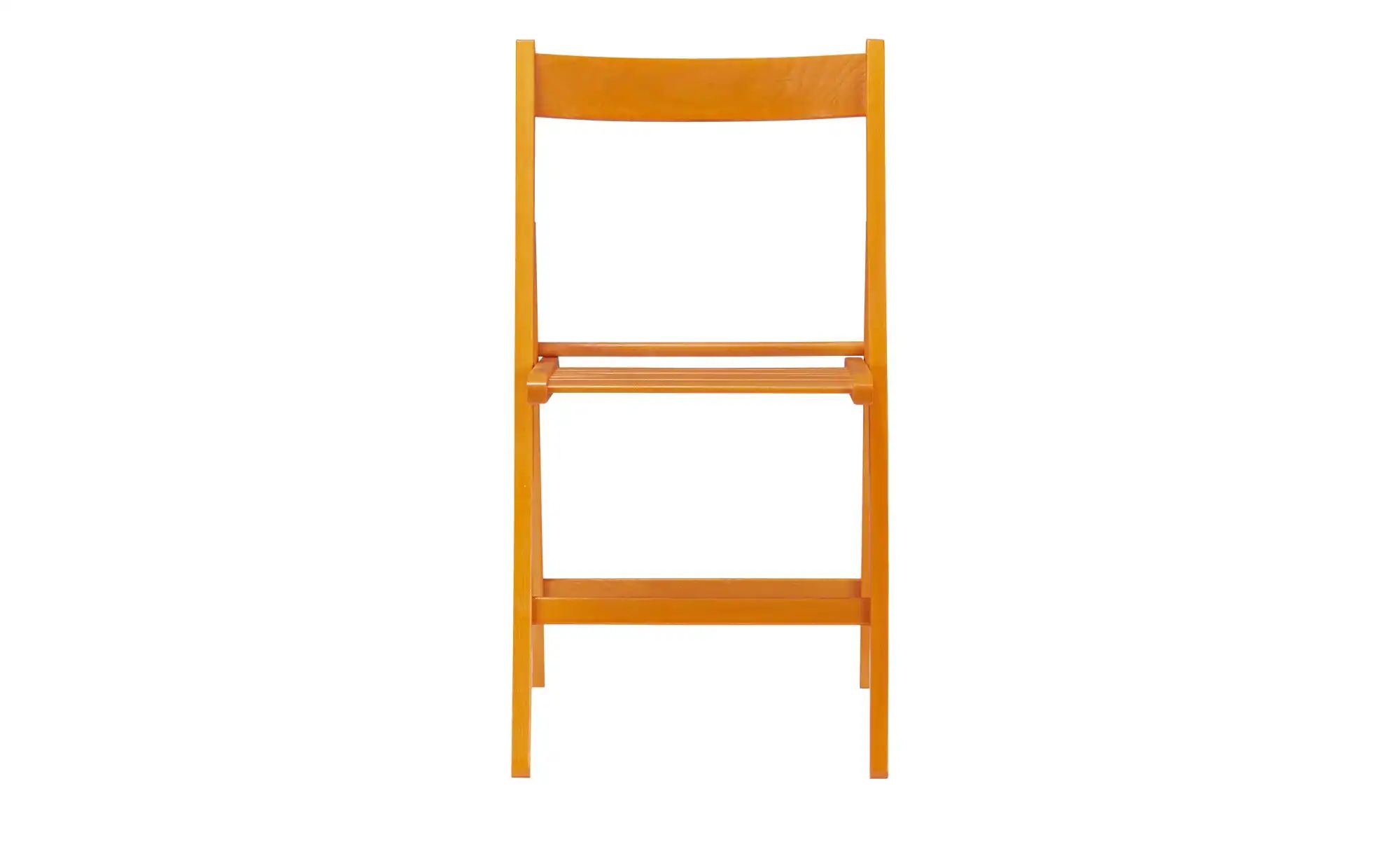 Klappstuhl Aus massivem Holz Sven ¦ orange ¦ Maße (cm): B: 45 H: 79 T: 50.0 günstig online kaufen