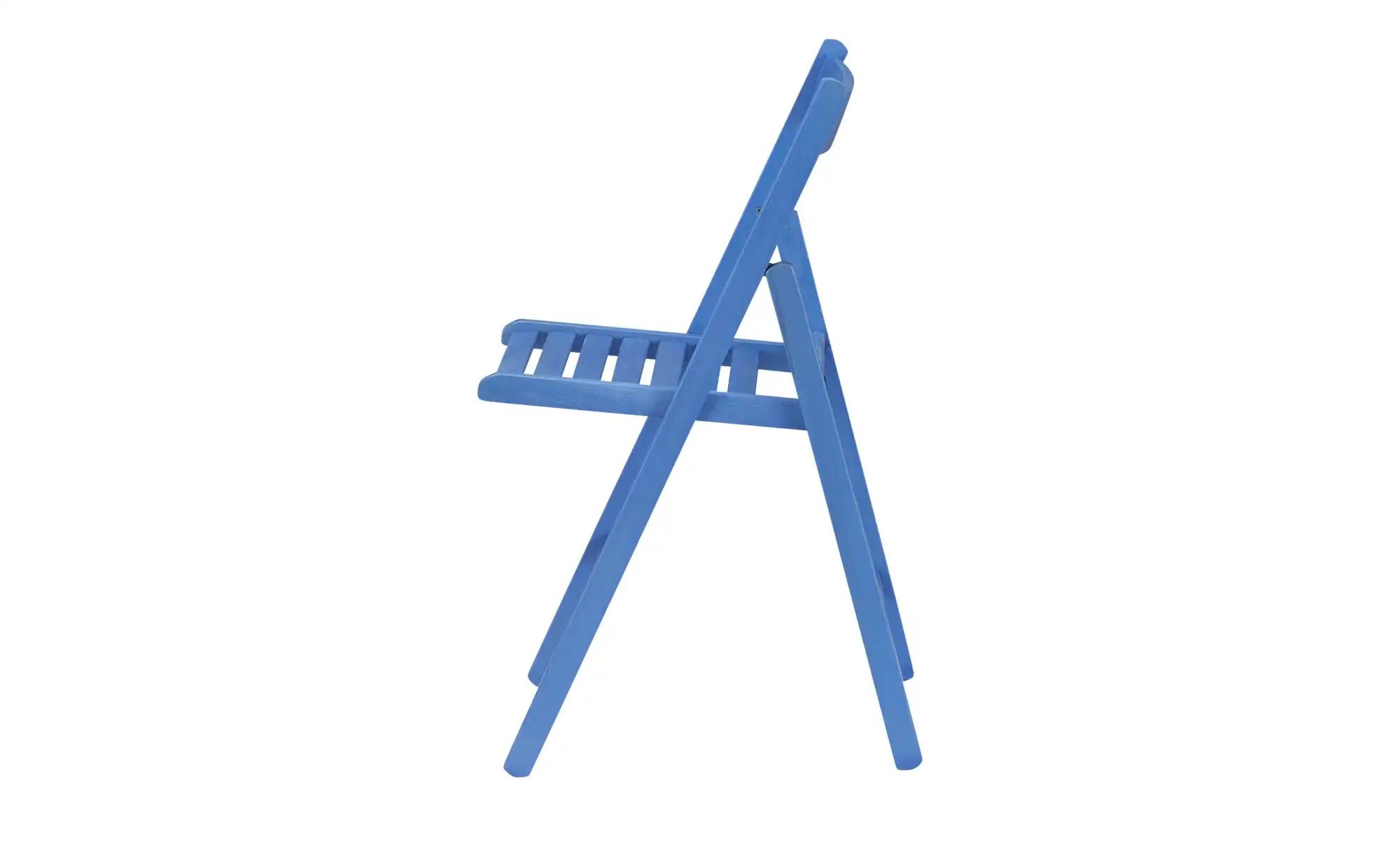 Klappstuhl Aus massivem Holz Sven ¦ blau ¦ Maße (cm): B: 45 H: 79 T: 50.0 S günstig online kaufen