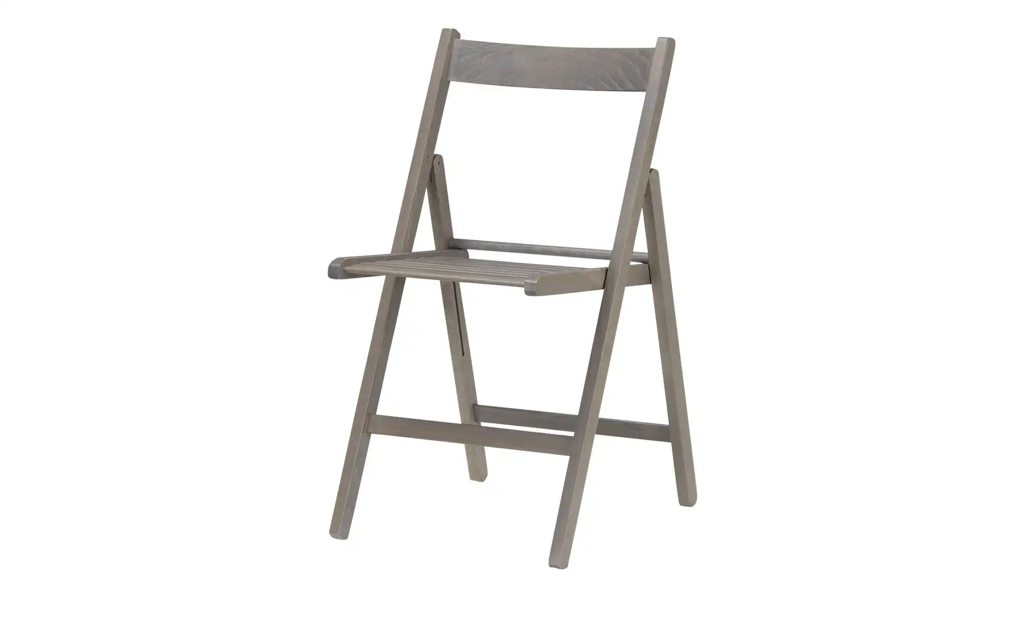 Klappstuhl Aus massivem Holz Sven ¦ grau ¦ Maße (cm): B: 45 H: 79 T: 50.0 S günstig online kaufen