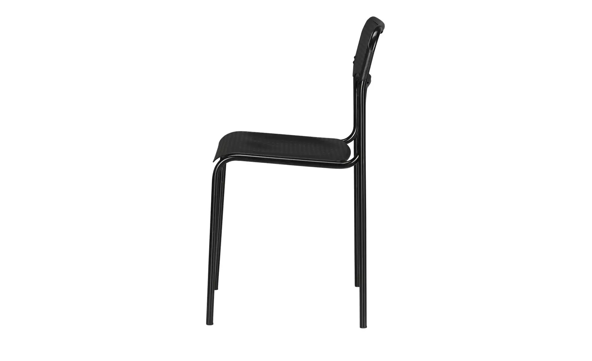 Stapelstuhl  Michel ¦ schwarz ¦ Maße (cm): B: 43 H: 81 T: 45.0 Stühle > Küc günstig online kaufen