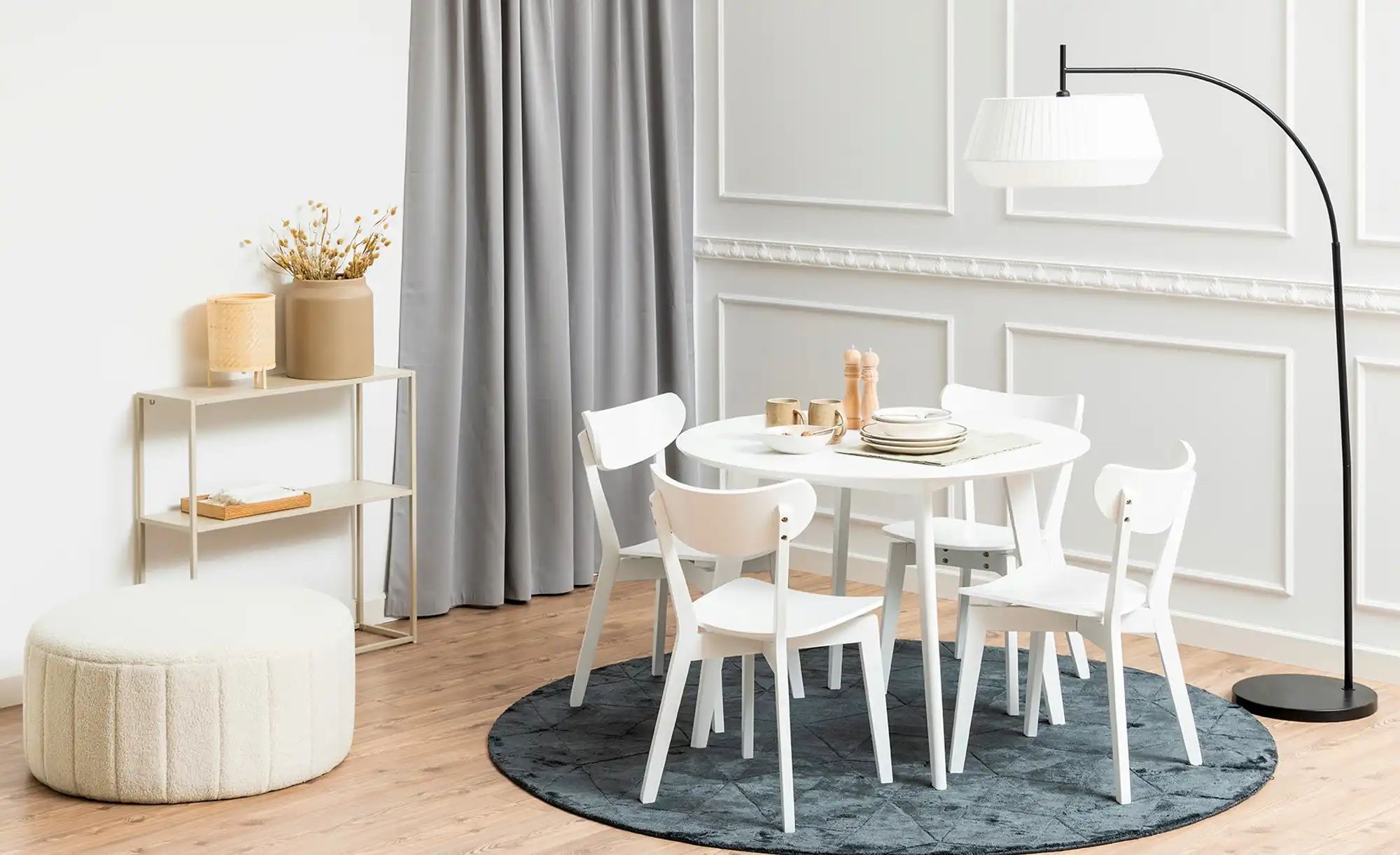 Runder Esstisch 105 cm Robin ¦ weiß ¦ Maße (cm): B: 105 H: 76  Ø: 105 Tisch günstig online kaufen