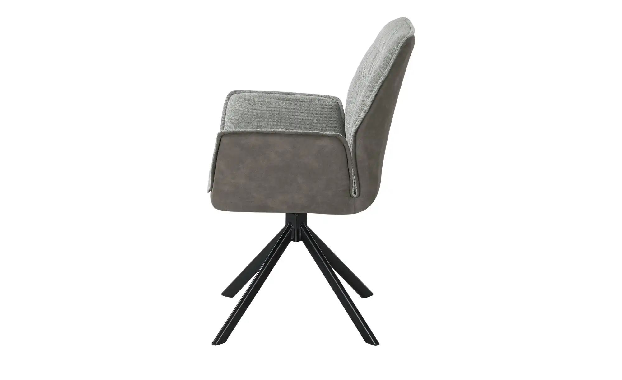 Thumbnail - Esszimmerstuhl drehbar Gent ¦ grau ¦ Maße (cm): B: 60 H: 91 T: 64.0 Stühle > Esszimmerstühle > Esszimmerstühle mit Armle...