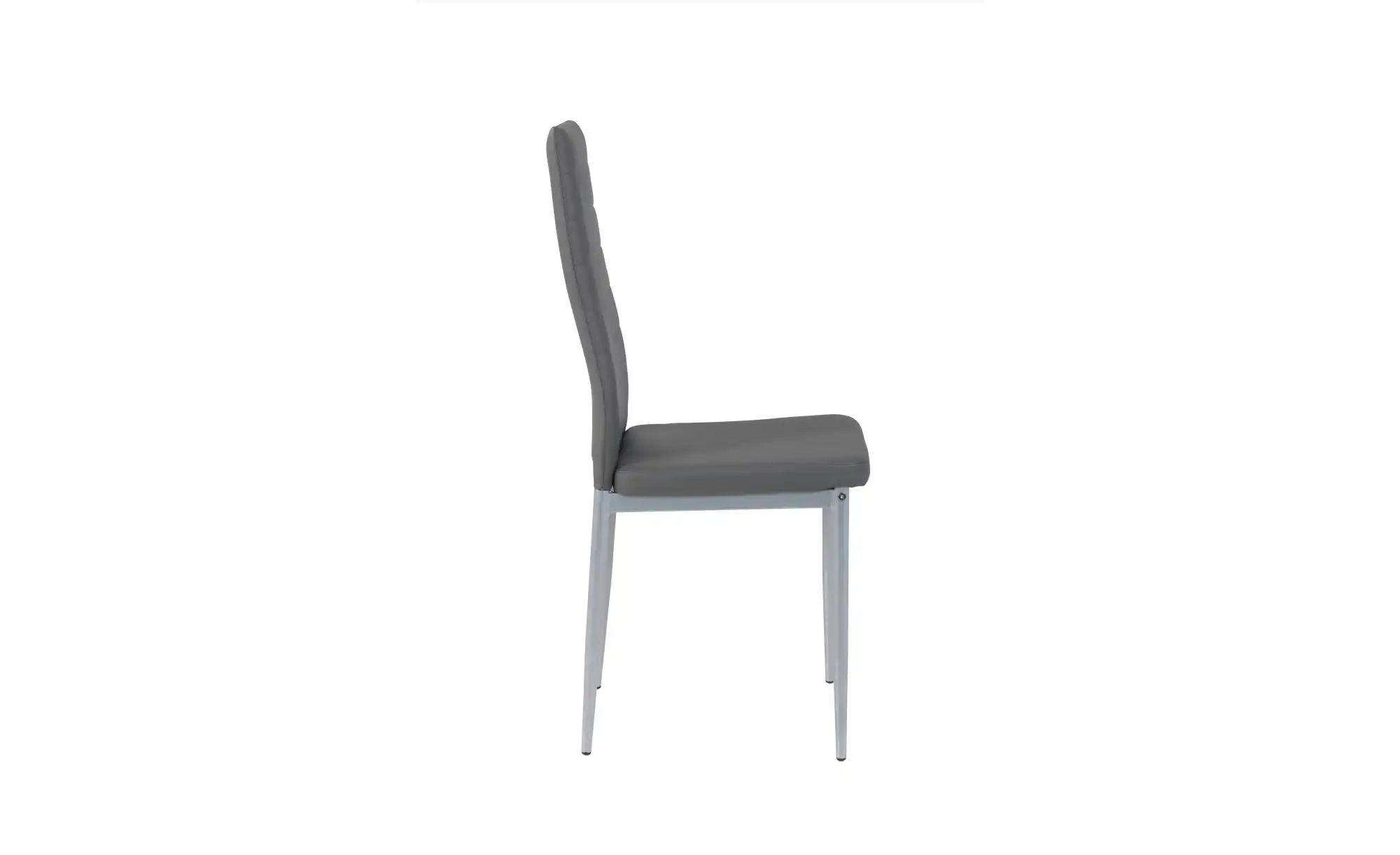 Polsterstuhl 4er-Set  Walton ¦ grau ¦ Maße (cm): B: 44 H: 98 Stühle > Esszi günstig online kaufen