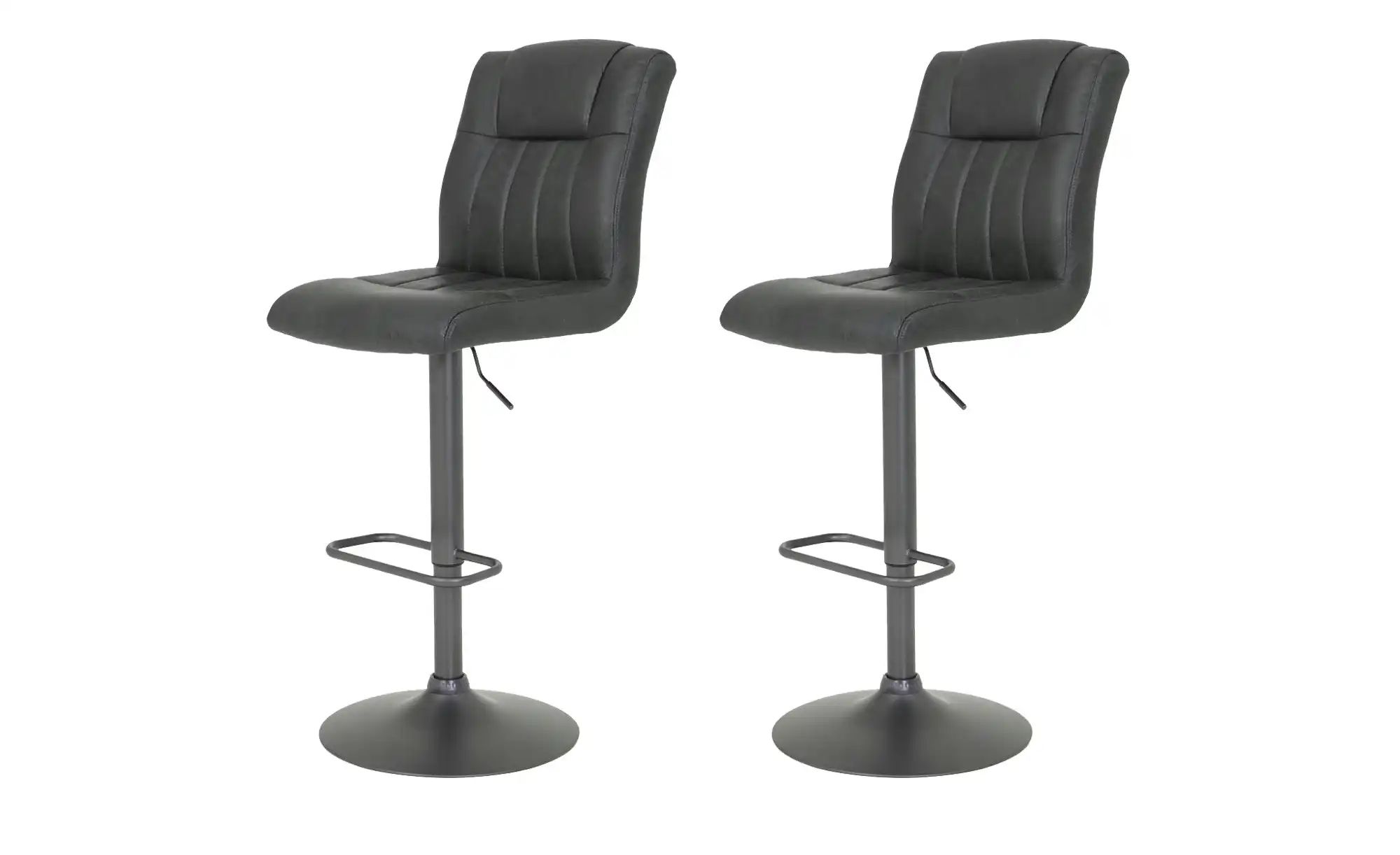 Barhocker 2er-Set  Richard ¦ grau ¦ Maße (cm): B: 56,5 H: 102 Polstermöbel günstig online kaufen