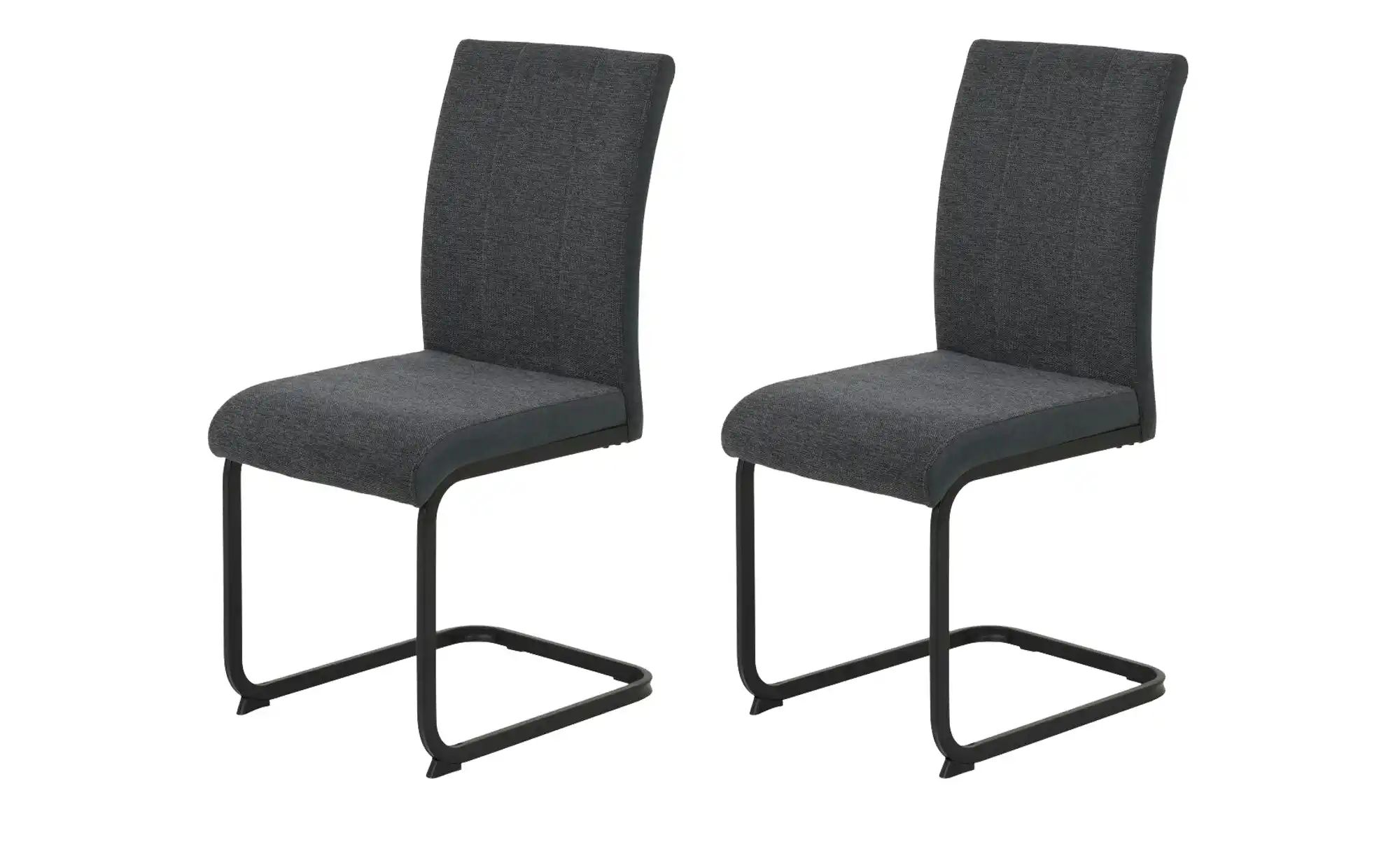 Polsterschwingstuhl 2er-Set  Kiril ¦ braun ¦ Maße (cm): B: 52 H: 92 Stühle günstig online kaufen