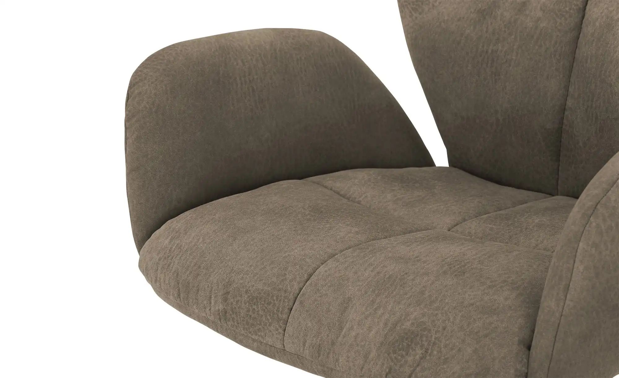 Thumbnail - Wohnwert Polsterstuhl  Luisa ¦ braun ¦ Maße (cm): B: 62 H: 90 T: 60.0 Stühle > Esszimmerstühle > Esszimmerstühle mit Arm...