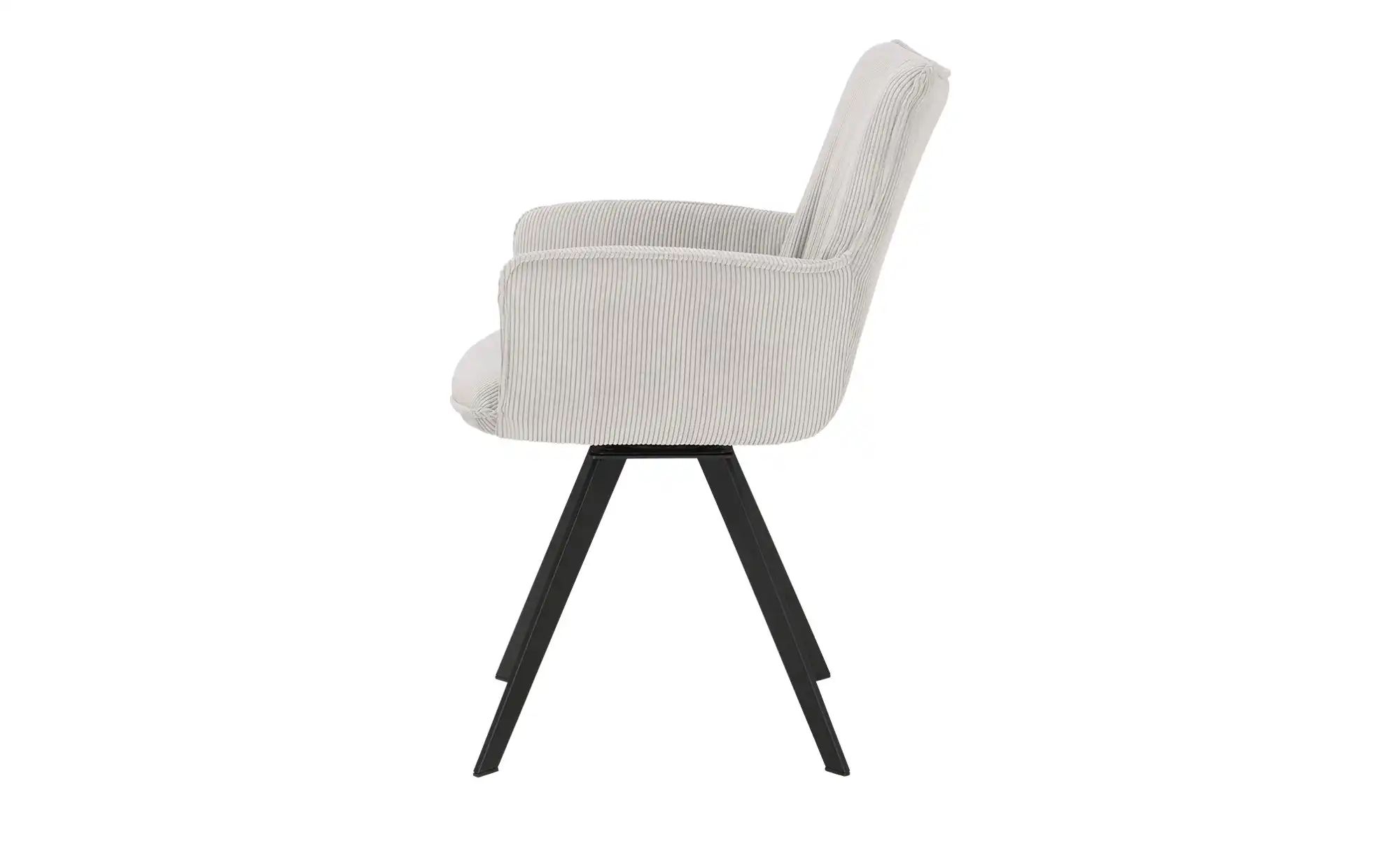 Thumbnail - Wohnwert Armlehnstuhl Stella ¦ grau ¦ Maße (cm): B: 61 H: 87 T: 62.0 Stühle > Esszimmerstühle > Esszimmerstühle mit Arm...