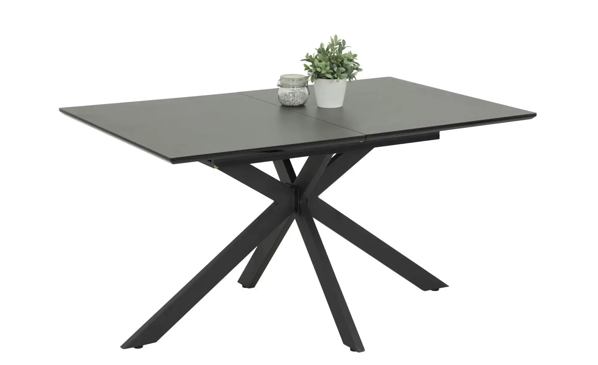 Esstisch ausziehbar Keramikoptik  ¦ schwarz ¦ Maße (cm): B: 90 H: 76 Tische günstig online kaufen