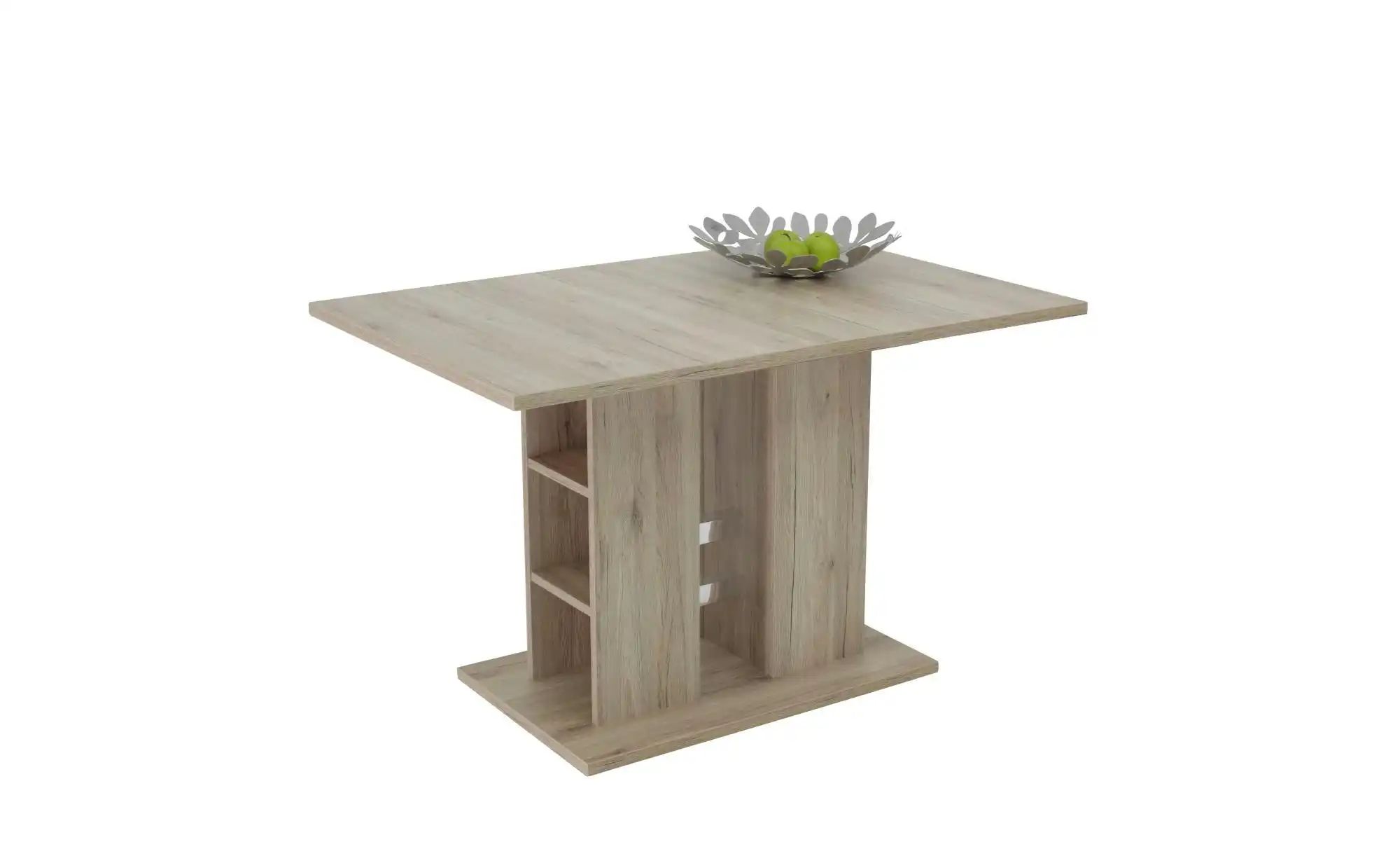 Esstisch ausziehbar   ¦ holzfarben ¦ Maße (cm): B: 80 H: 76 Tische > Esstis günstig online kaufen