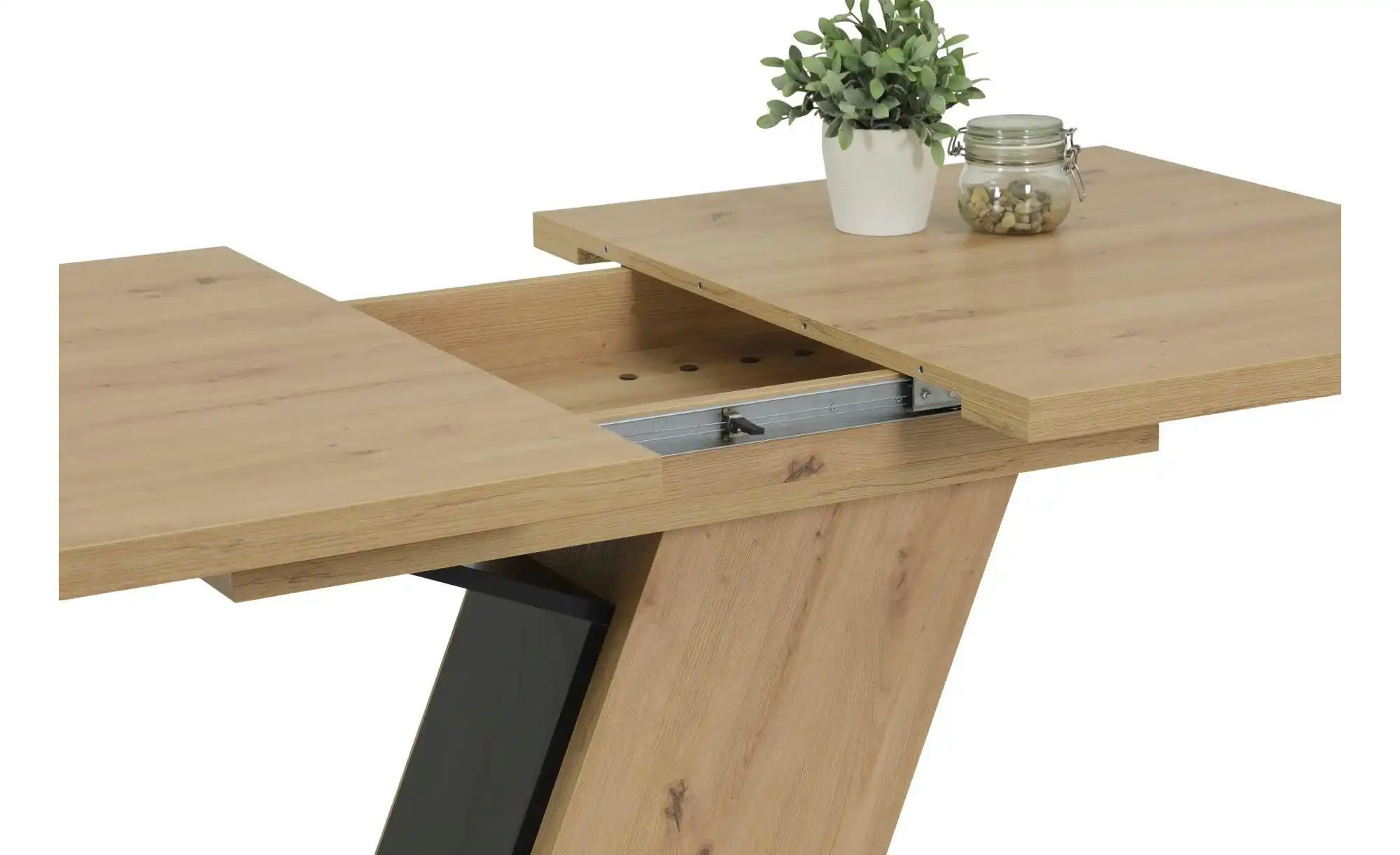 Esstisch ausziehbar  Russell ¦ holzfarben ¦ Maße (cm): B: 90 H: 76 Aktuelle günstig online kaufen