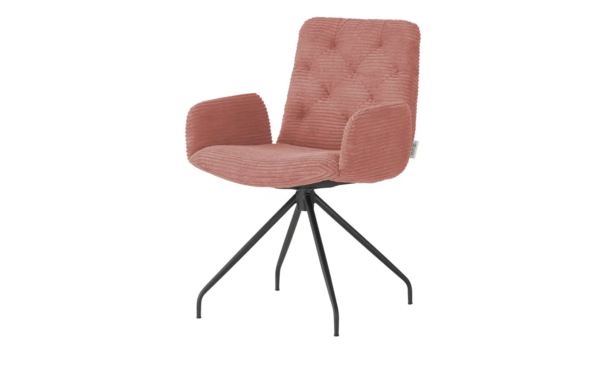 Jette Home Polsterstuhl  Salo ¦ rosa/pink ¦ Maße (cm): B: 59 H: 87 T: 66 St günstig online kaufen