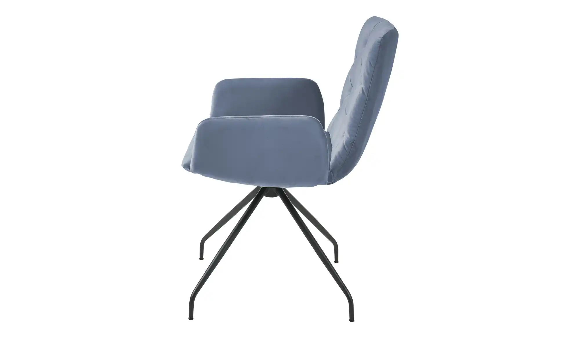 Thumbnail - Jette Home Polsterstuhl  Salo ¦ blau ¦ Maße (cm): B: 59 H: 87 T: 66.0 Stühle > Esszimmerstühle > Esszimmerstühle mit Arm...