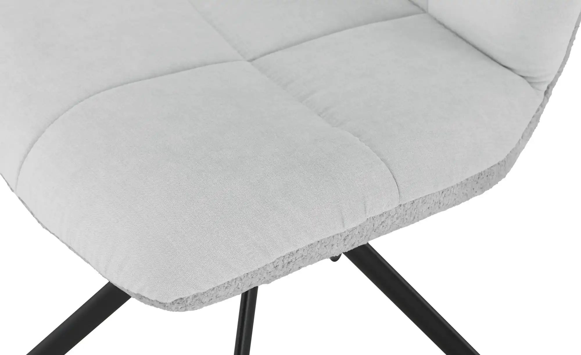 Wohnwert Polsterstuhl  Luisa ¦ grau ¦ Maße (cm): B: 50 H: 90 T: 60.0 Stühle günstig online kaufen