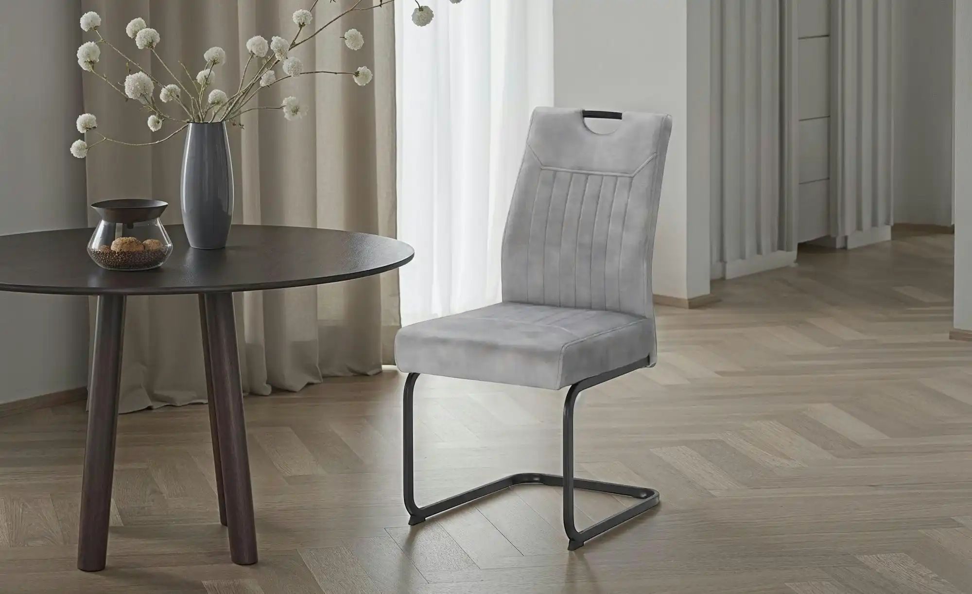 Stuhl extra belastbar Kenny ¦ grau ¦ Maße (cm): B: 50 H: 100 T: 63.0 Stühle günstig online kaufen