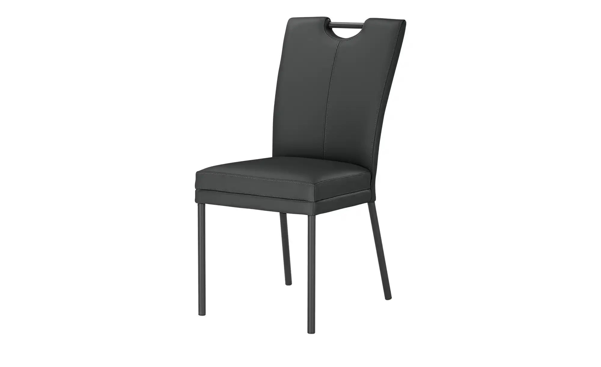 Wohnwert Polsterstuhl mit Griff Mia ¦ schwarz ¦ Maße (cm): B: 46 H: 98 T: 5 günstig online kaufen