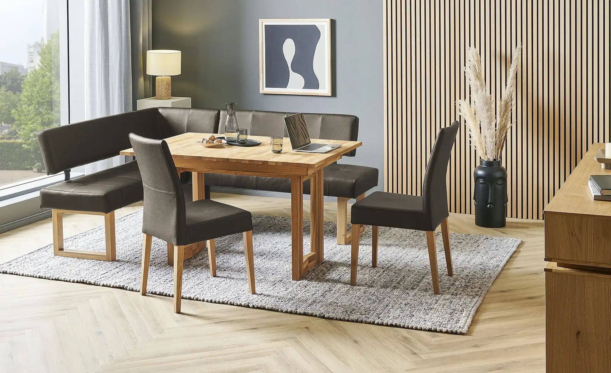 Thumbnail - Woodford Eckbank  Usedom ¦ braun ¦ Maße (cm): H: 82 Bänke > Eckbänke - Höffner