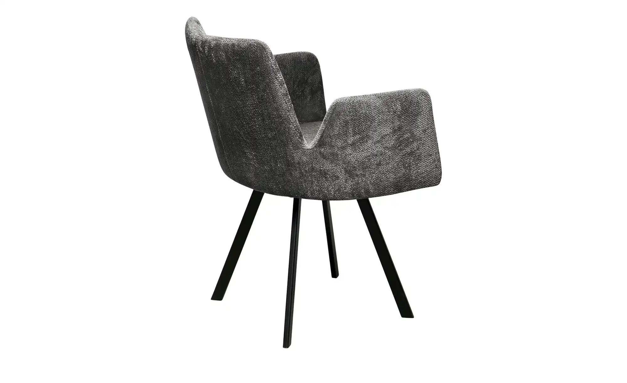 Woodford Polsterstuhl  Badin ¦ grau ¦ Maße (cm): B: 57,5 H: 82,5 T: 55.5 St günstig online kaufen