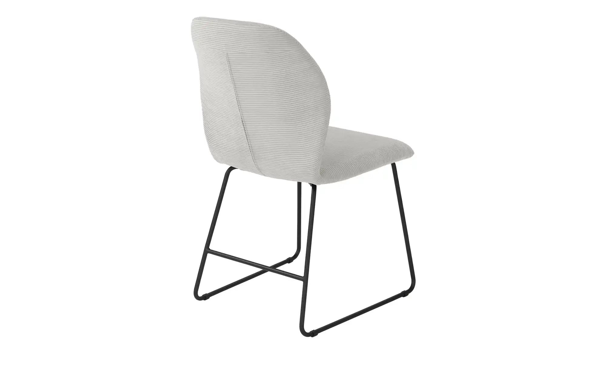 Thumbnail - Jette Home Esszimmerstuhl  Moriva ¦ silber ¦ Maße (cm): B: 52 H: 90 T: 66.0 Stühle > Küchenstühle > Polster Küchenstühle...