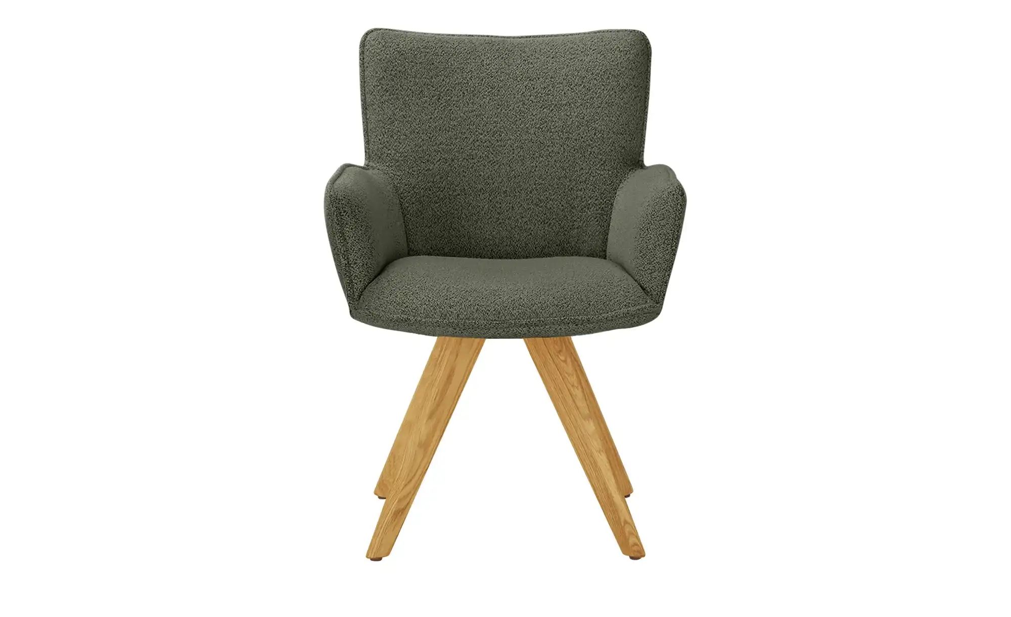 Thumbnail - Wohnwert Armlehnstuhl  Stella ¦ grün ¦ Maße (cm): B: 61 H: 87 T: 62.0 Stühle > Esszimmerstühle > Esszimmerstühle mit Arm...