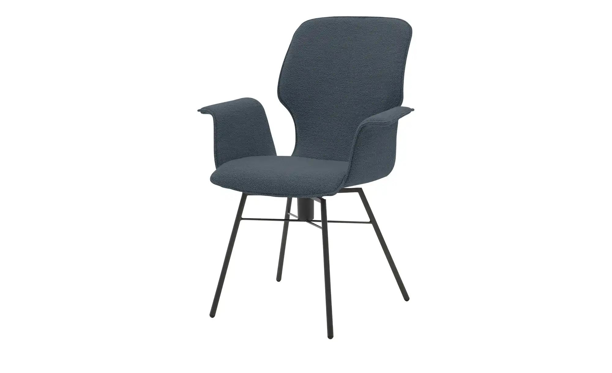 Musterring Armlehnstuhl  Nevio ¦ blau ¦ Maße (cm): B: 66 H: 95 T: 63.0 Stüh günstig online kaufen