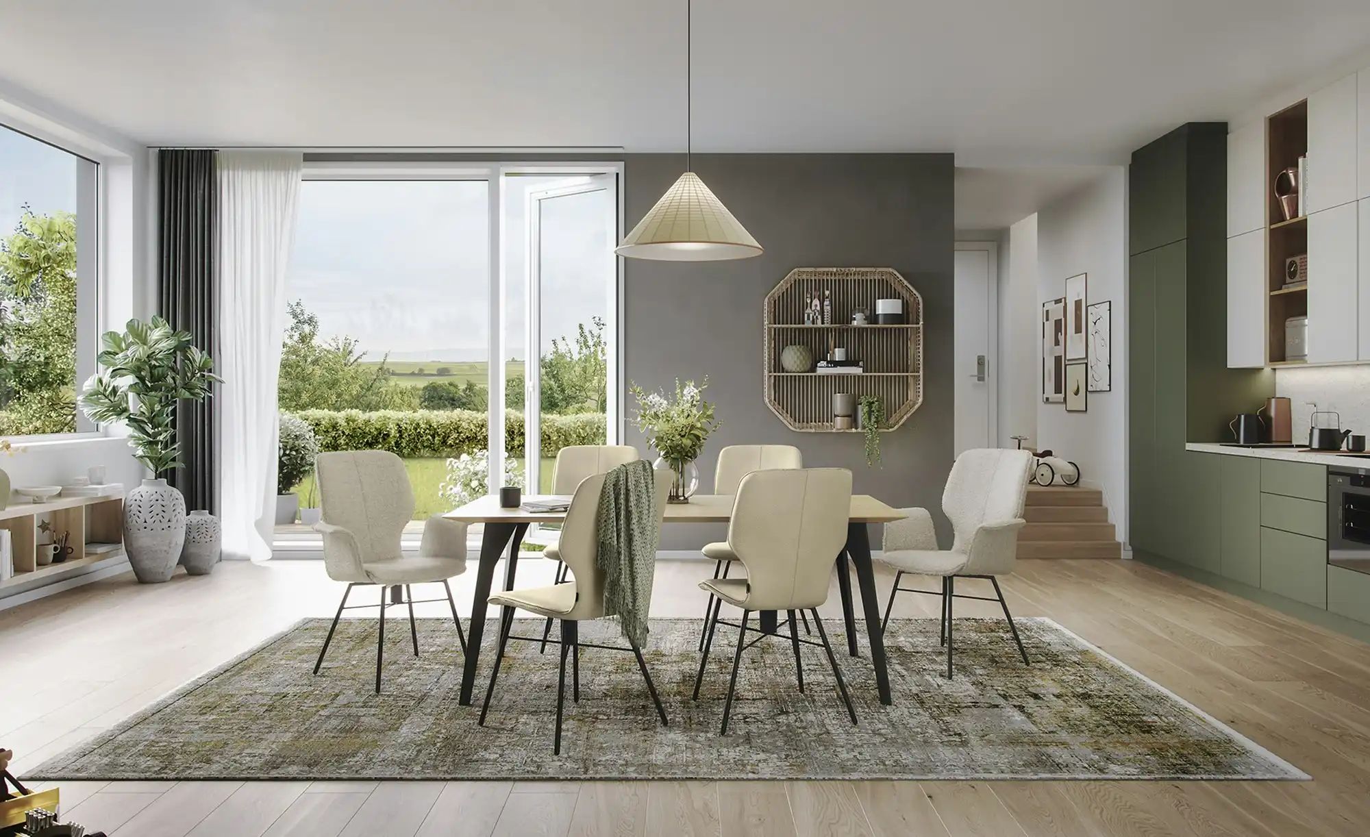 Thumbnail - Musterring Esszimmerstuhl Nevio ¦ beige ¦ Maße (cm): B: 49 H: 95 T: 63.0 Stühle > Küchenstühle > Polster Küchenstühle -...