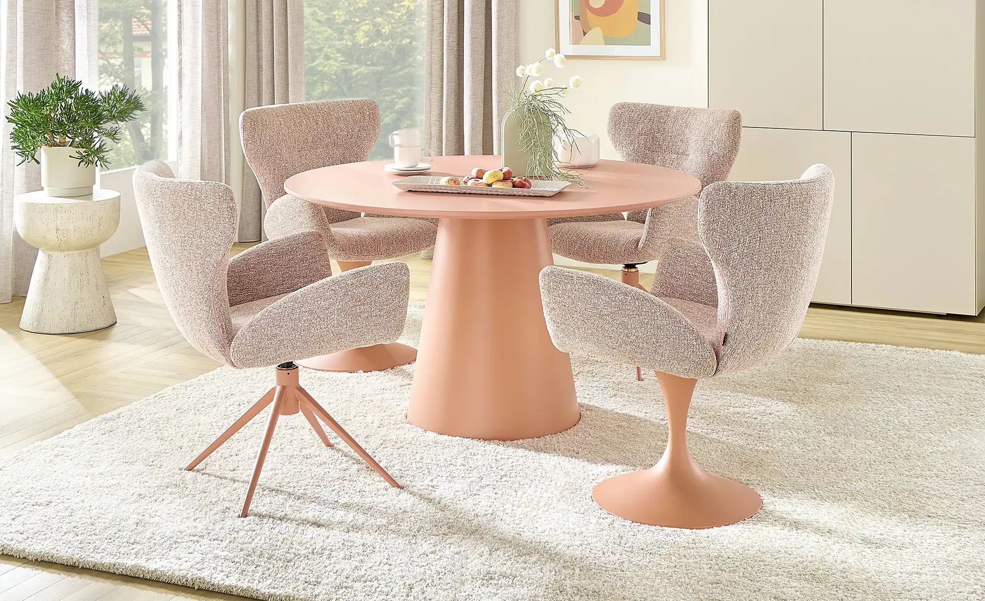 Musterring Esstisch  JustB! SP150 ¦ rot ¦ Maße (cm): H: 77  Ø: 130 Tische > günstig online kaufen