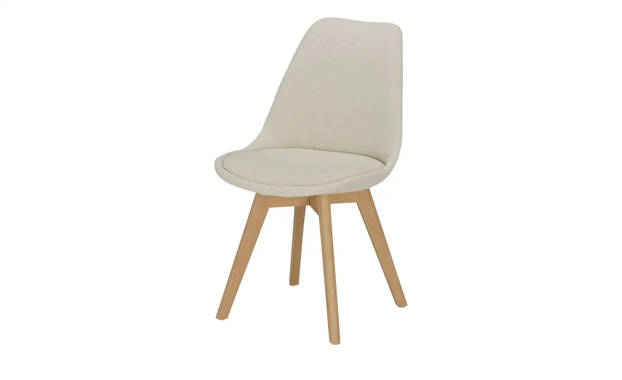 Schalenstuhl  Charly ¦ creme ¦ Maße (cm): B: 49 H: 84 T: 51.0 Stühle > Essz günstig online kaufen