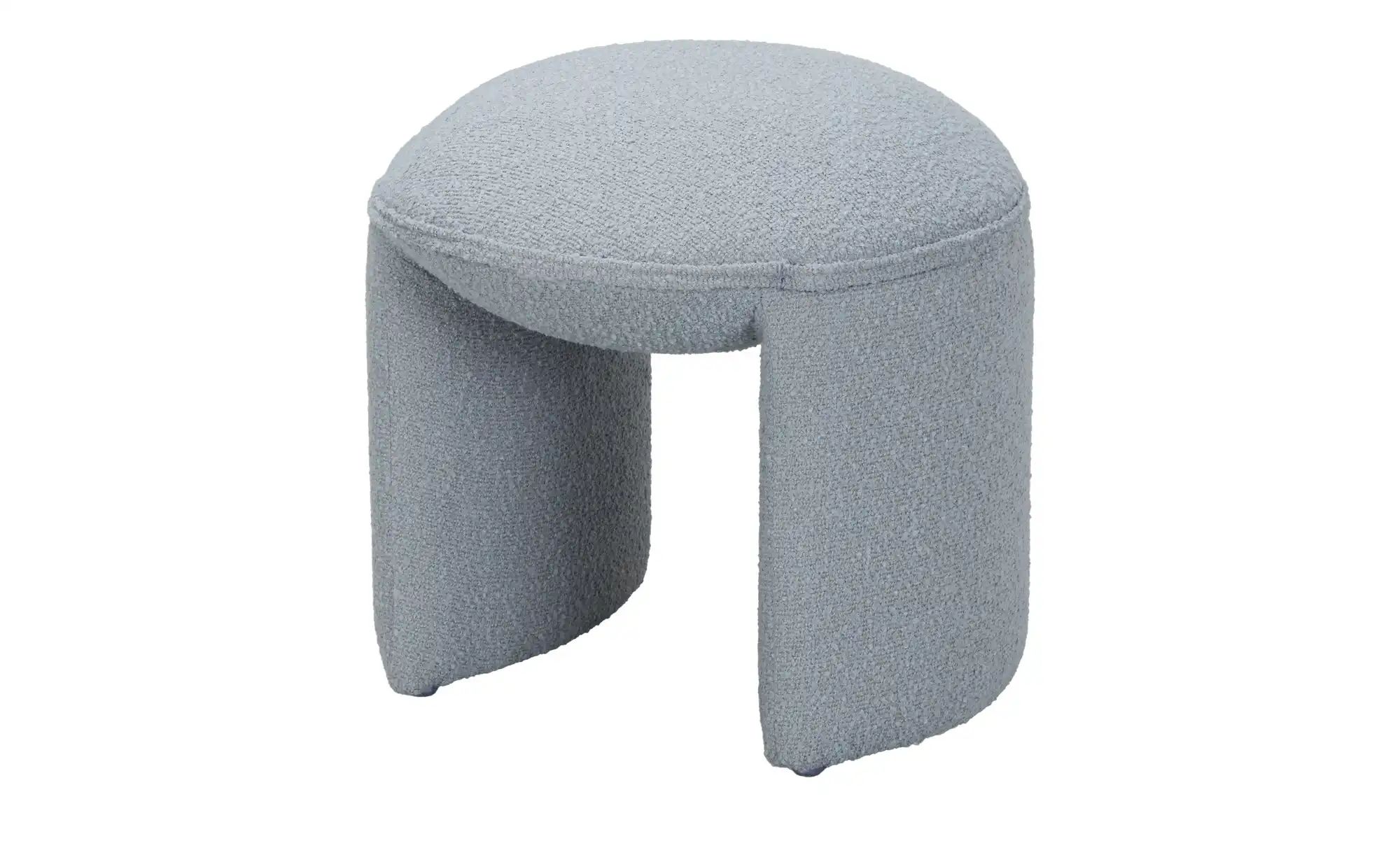 Hocker  Benji ¦ blau ¦ Maße (cm): B: 44 H: 42 T: 44.0 Polstermöbel > Hocker günstig online kaufen