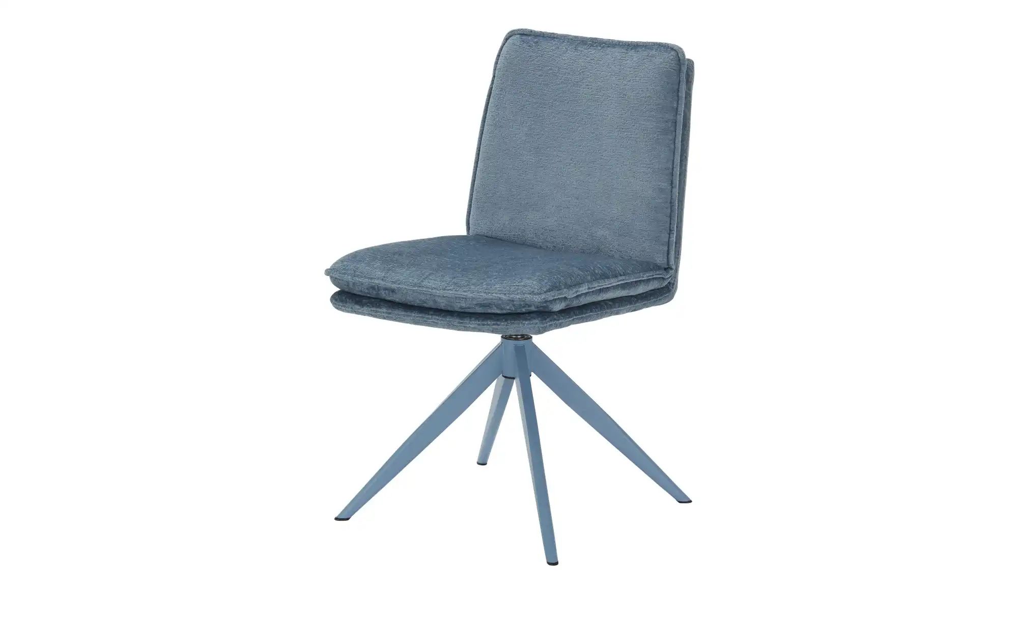 Stuhl drehbar  Cedric ¦ blau ¦ Maße (cm): B: 49 H: 85 T: 63.0 Stühle > Küch günstig online kaufen