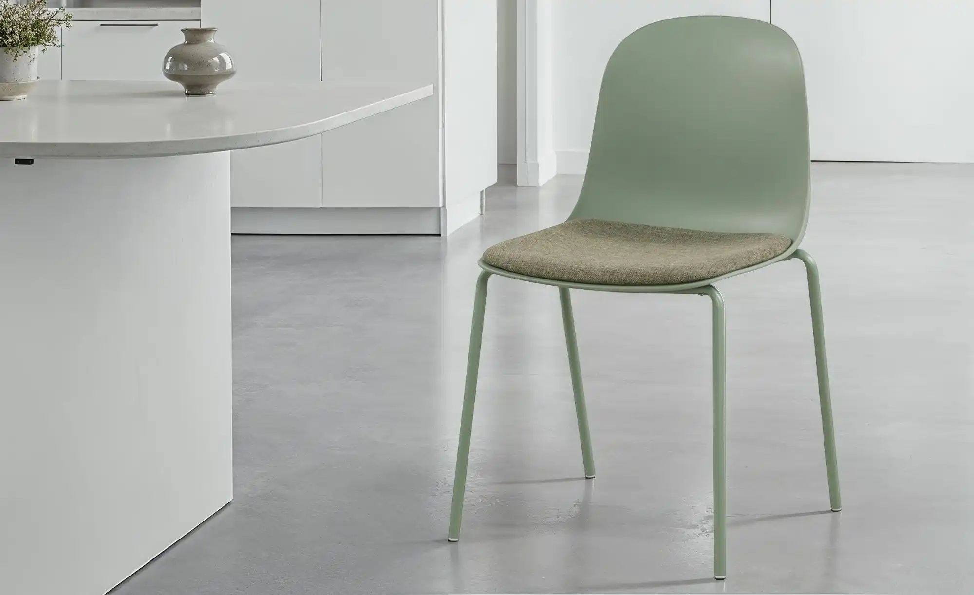 uno Esszimmerstuhl stapelbar Fenya ¦ grün ¦ Maße (cm): B: 51 H: 84,5 T: 54. günstig online kaufen