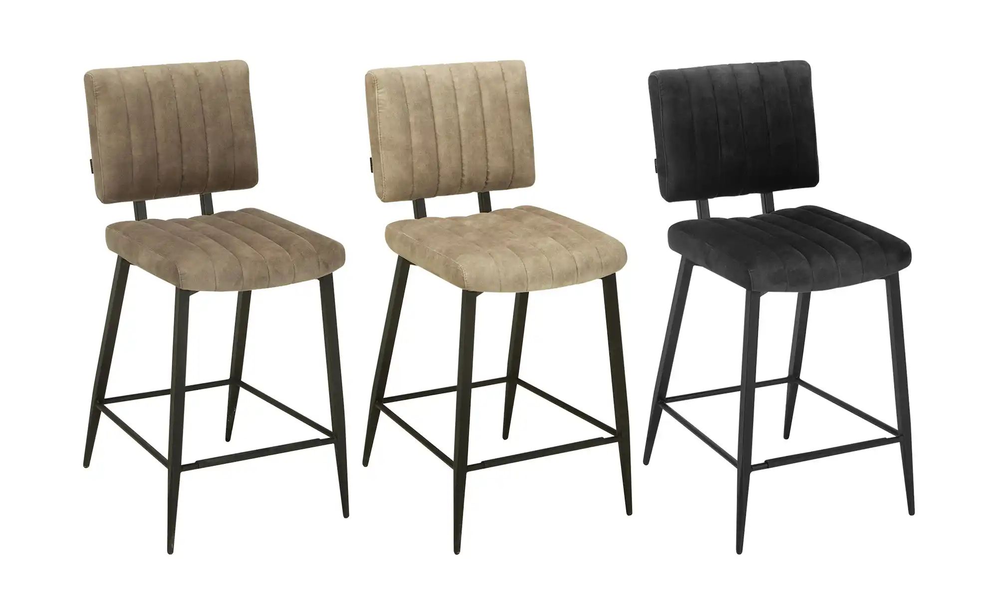 Thumbnail - uno Barstuhl Vicenza ¦ beige ¦ Maße (cm): B: 46,5 H: 103 T: 58.5 Polstermöbel > Hocker > Barhocker - Höffner