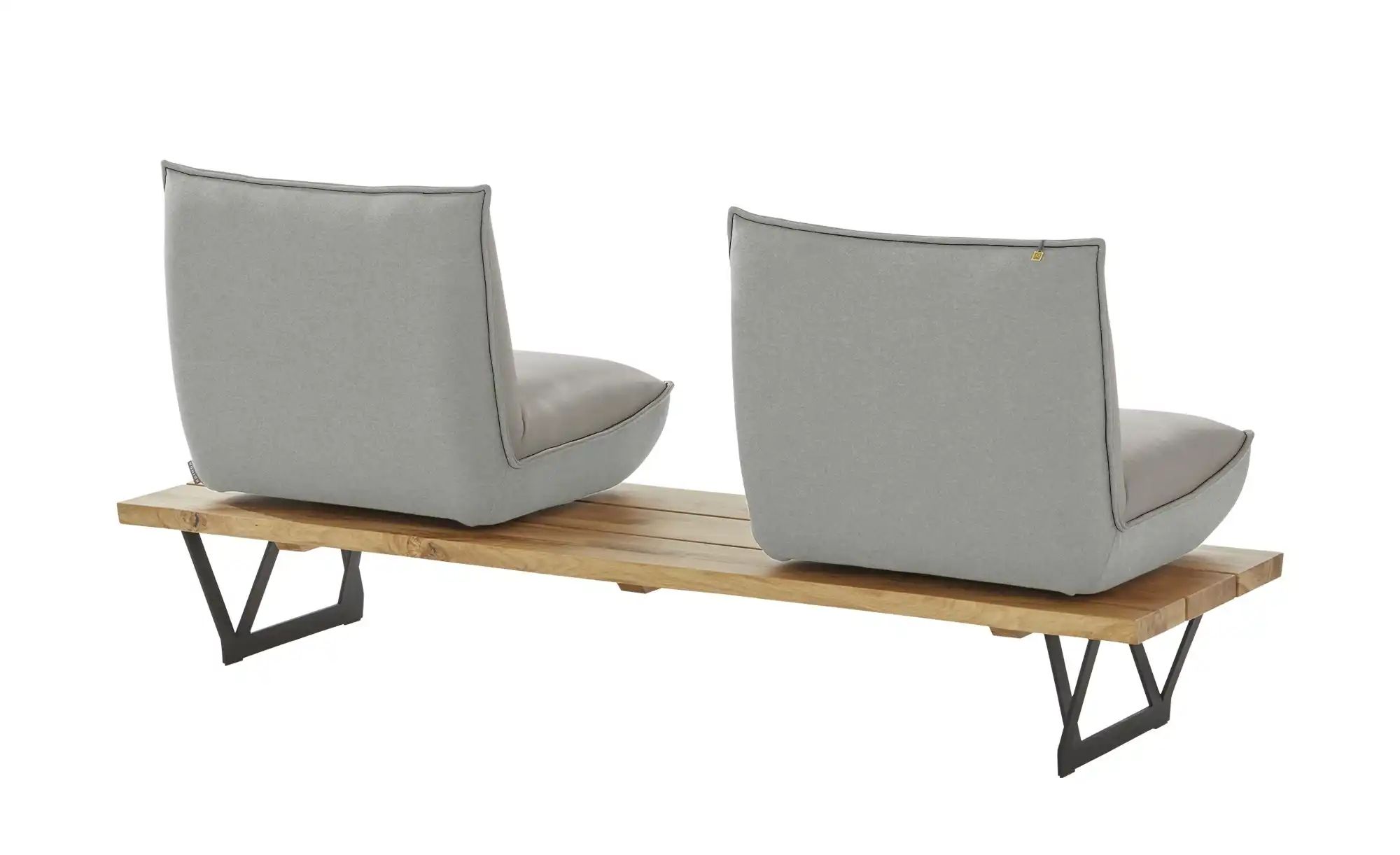 Thumbnail - KOINOR Kufenbank Schwof ¦ grau ¦ Maße (cm): B: 190 H: 88 T: 70.0 Bänke > Einzelbänke - Höffner