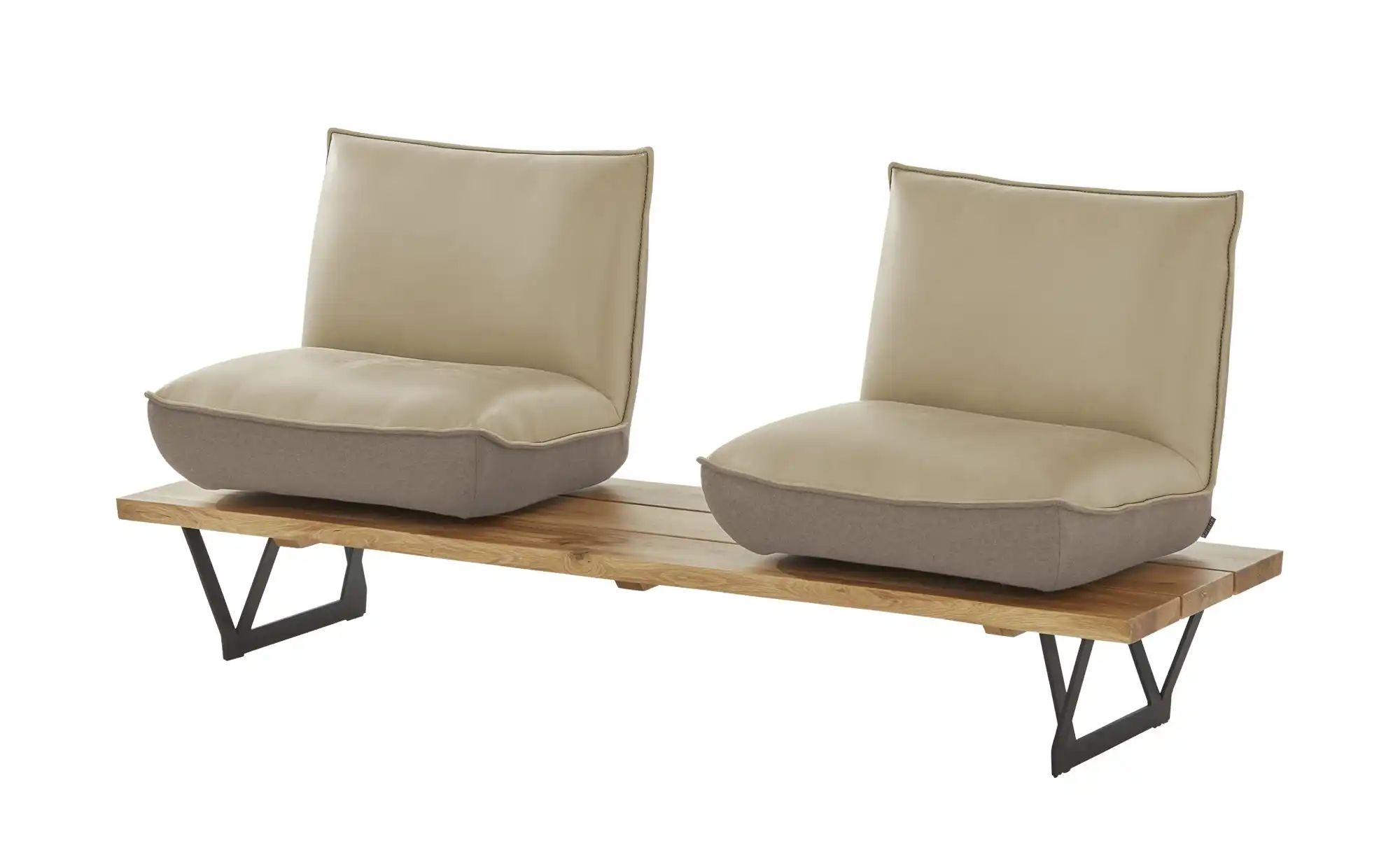 KOINOR Kufenbank Schwof ¦ beige ¦ Maße (cm): B: 190 H: 88 T: 70.0 Bänke > Einzelbänke - Höffner