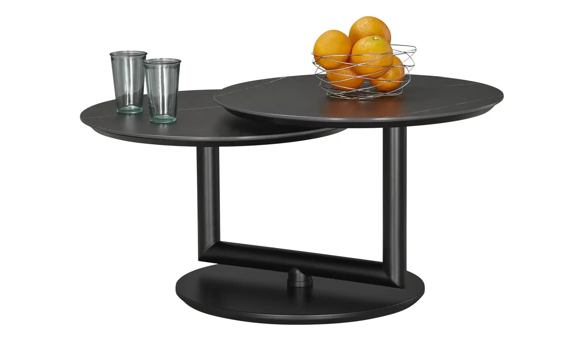 Thumbnail - Couchtisch  Heideck ¦ schwarz ¦ Maße (cm): B: 60 H: 42 Tische > Couchtische > Couchtische rund - Höffner