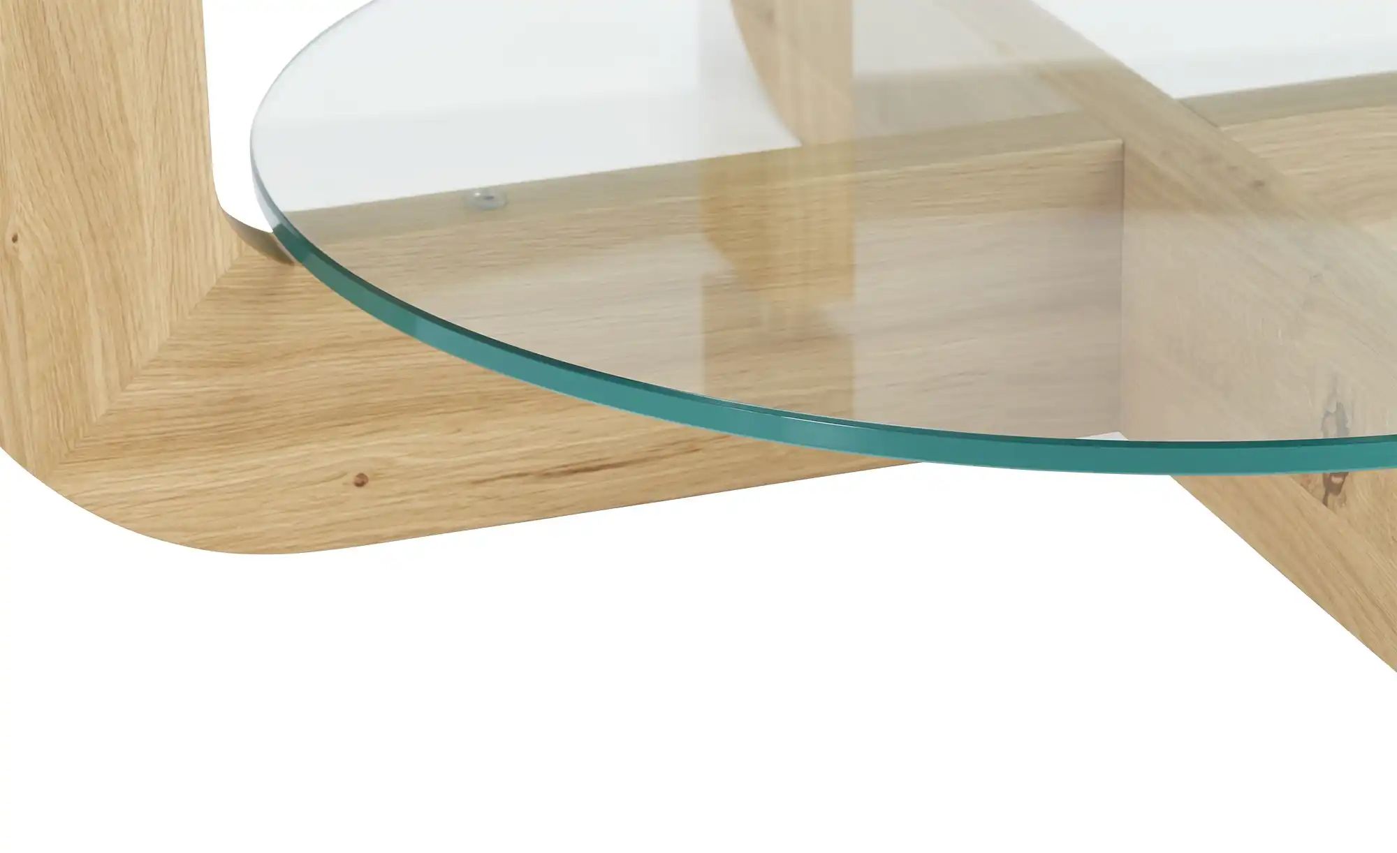 Thumbnail - Couchtisch Han ¦ holzfarben ¦ Maße (cm): H: 37 Ø: 105 Tische > Mehr Tische > Couchtische mit Glasplatte - Höffner