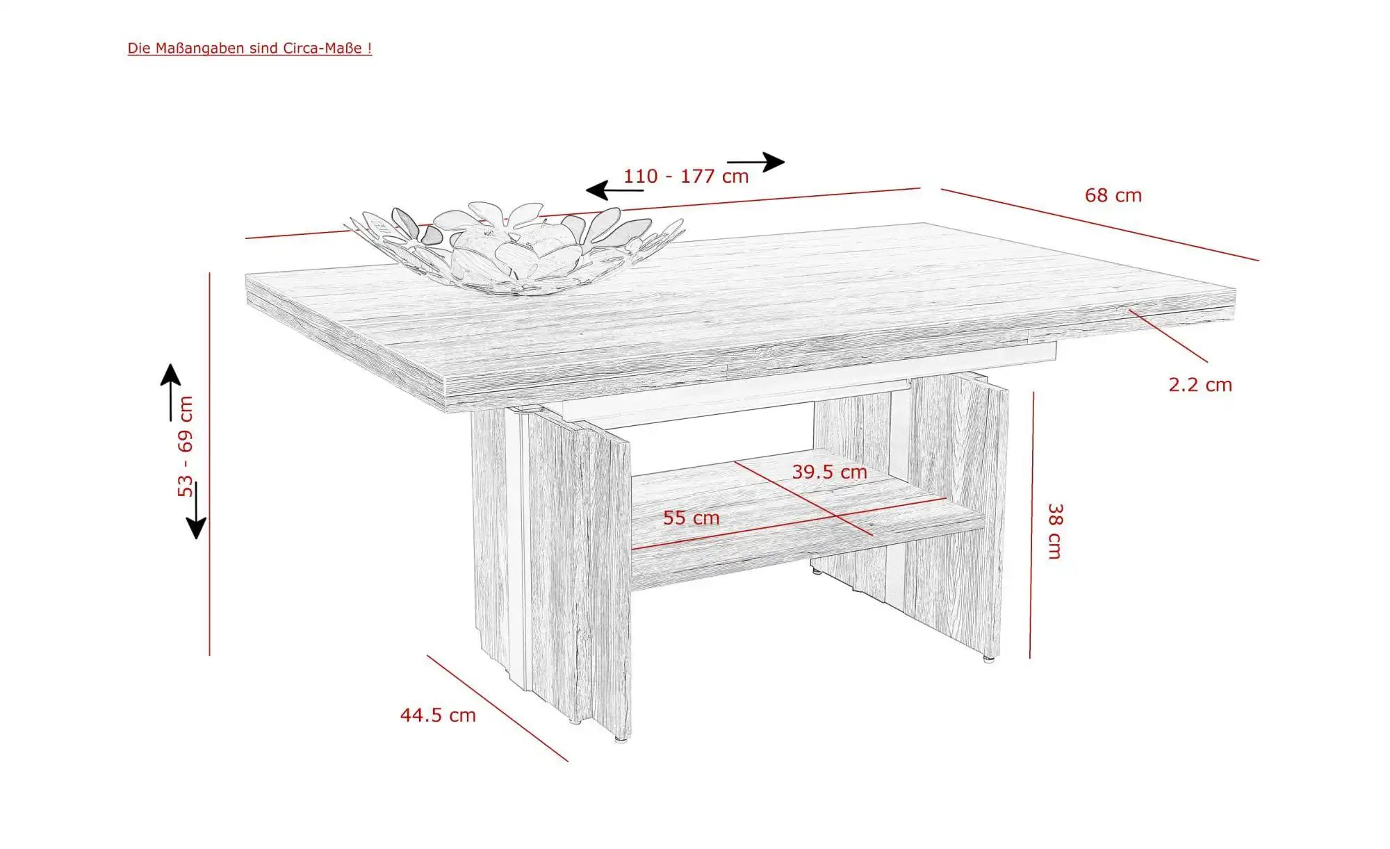Thumbnail - Funktionscouchtisch  Pantelleria ¦ holzfarben ¦ Maße (cm): B: 68 H: 69 Tische > Couchtische > Couchtische rechteckig - H...