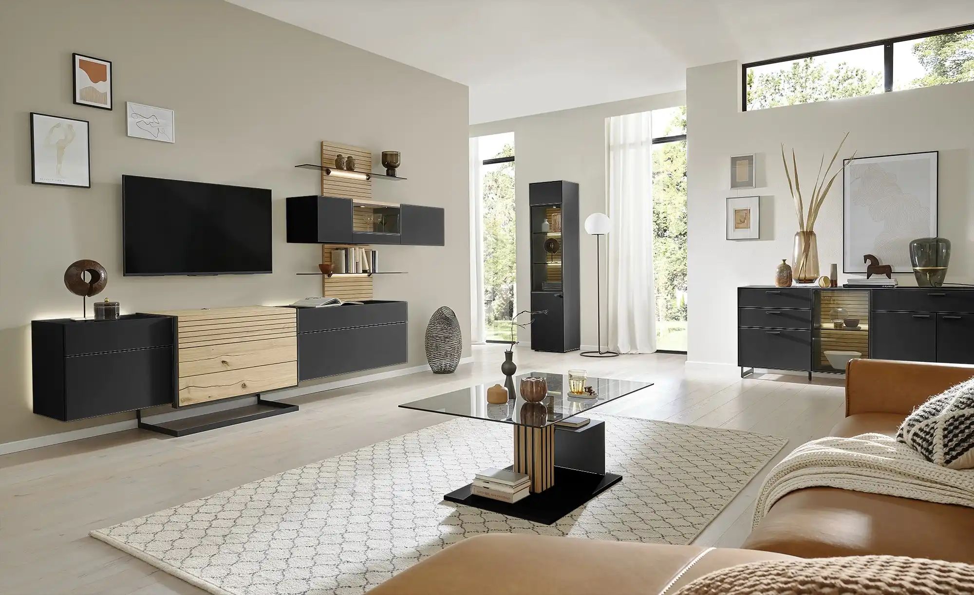 Thumbnail - Wohnwert Couchtisch  Spektrum ¦ schwarz ¦ Maße (cm): B: 70 H: 45 Tische > Couchtische > Couchtische höhenverstellbar - H...