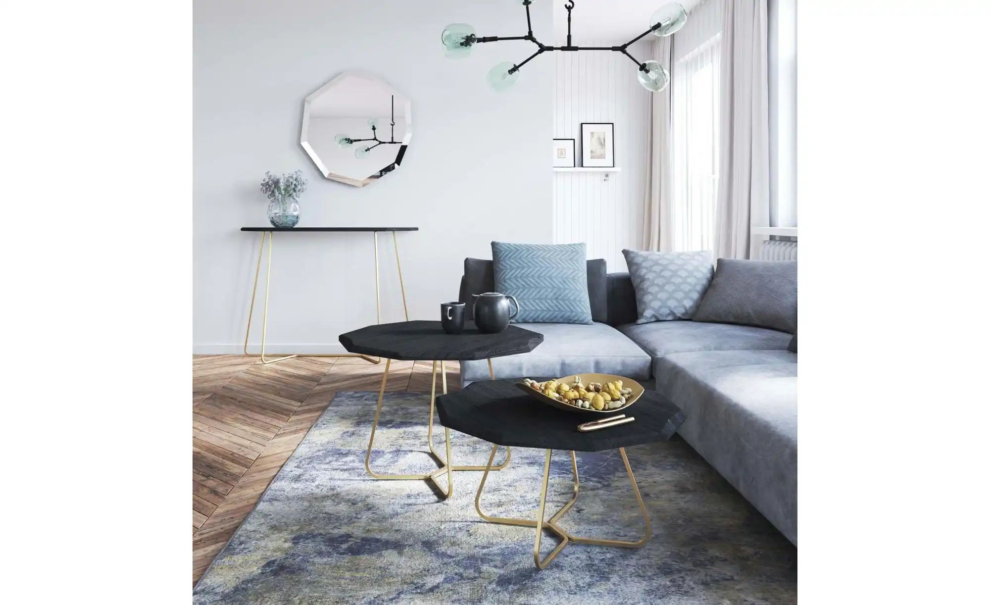 Couchtisch   ¦ gold ¦ Maße (cm): B: 70 H: 44 Tische > Couchtische > Couchti günstig online kaufen