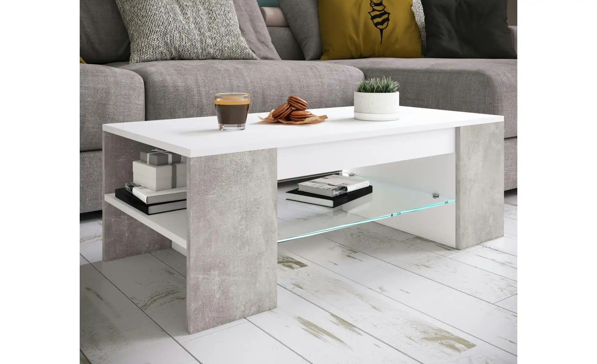 Thumbnail - Couchtisch Tunas ¦ grau ¦ Maße (cm): B: 100 H: 35 Tische > Couchtische > Couchtische andere Formen - Höffner