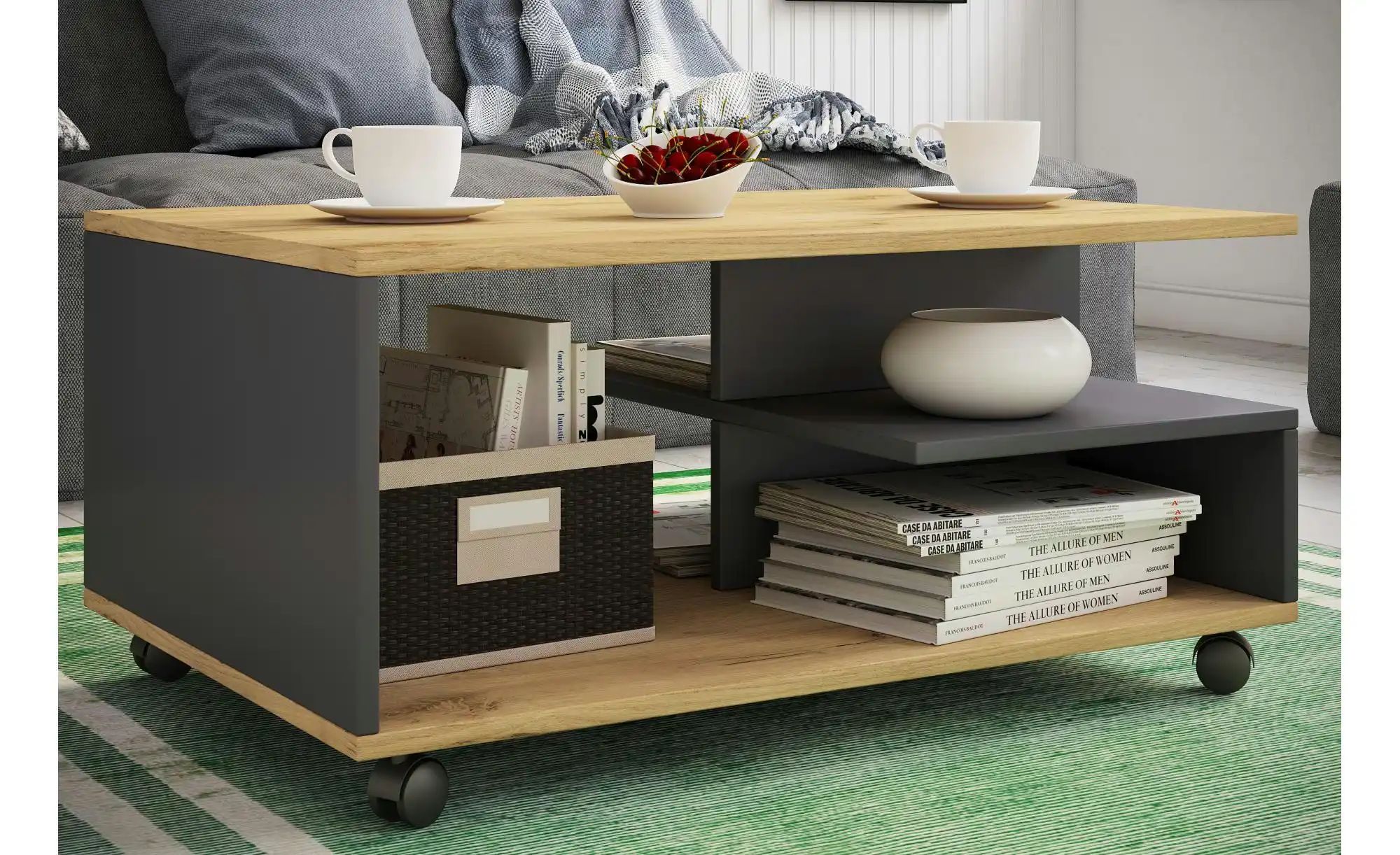 Couchtisch  Stango ¦ grau ¦ Maße (cm): B: 80 H: 41 Tische > Couchtische > C günstig online kaufen