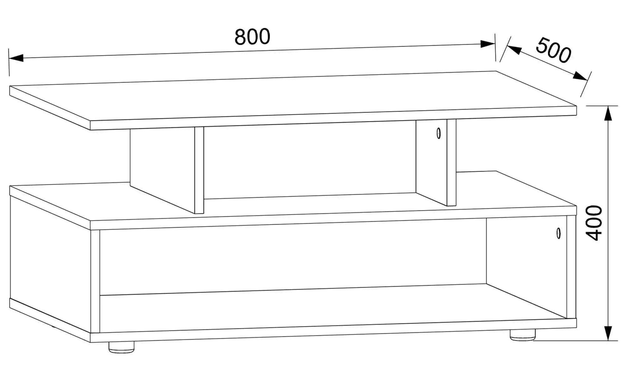 VCM Couchtisch "VCM Holz Couchtisch  Sofatisch mit ausreichend Stauraum  Ma günstig online kaufen