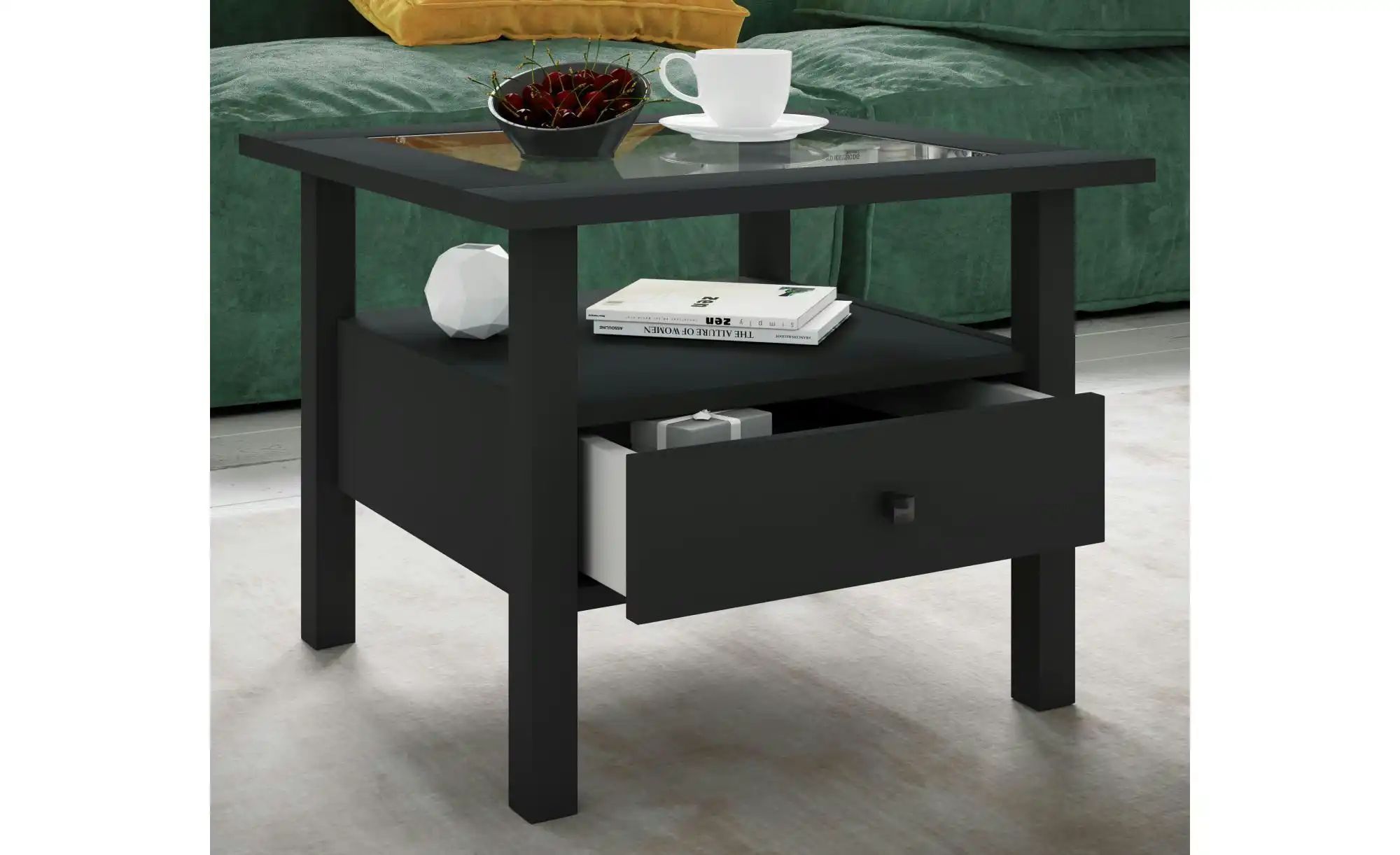 Thumbnail - Couchtisch Lingis ¦ schwarz ¦ Maße (cm): B: 53,5 H: 42 Tische > Couchtische > Couchtische rechteckig - Höffner