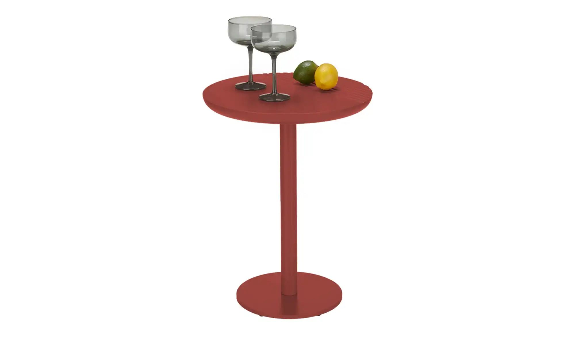 SCHÖNER WOHNEN Kollektion Couchtisch  Henri ¦ rot ¦ Maße (cm): H: 55  Ø: 40 günstig online kaufen