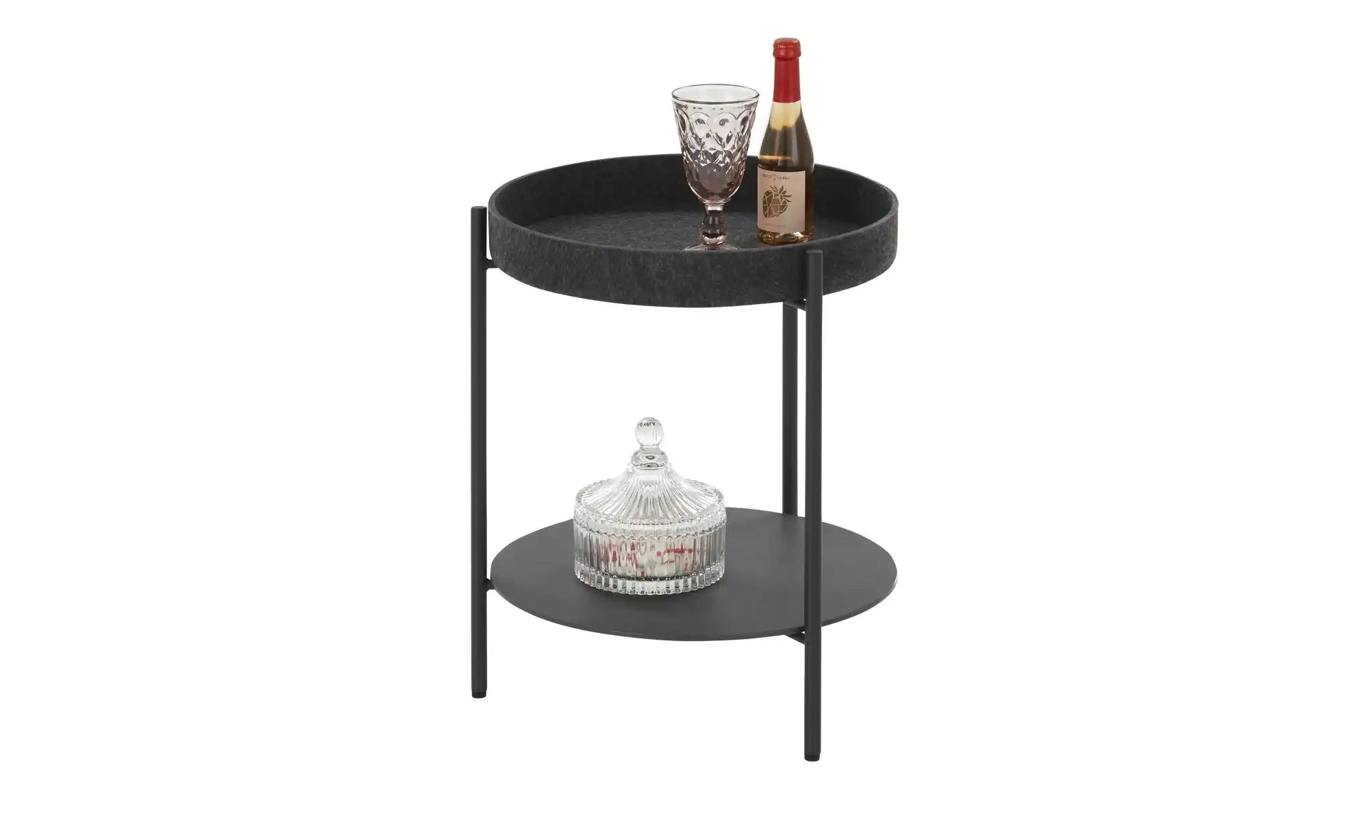 SCHÖNER WOHNEN Kollektion Beistelltisch  Twist ¦ grau ¦ Maße (cm): H: 49  Ø günstig online kaufen