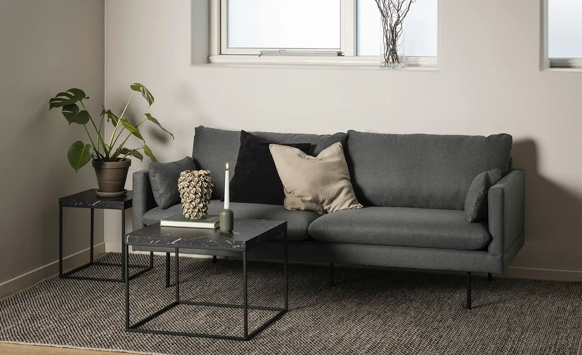 Couchtisch  Campalto ¦ schwarz ¦ Maße (cm): B: 60 H: 45 Tische > Couchtisch günstig online kaufen